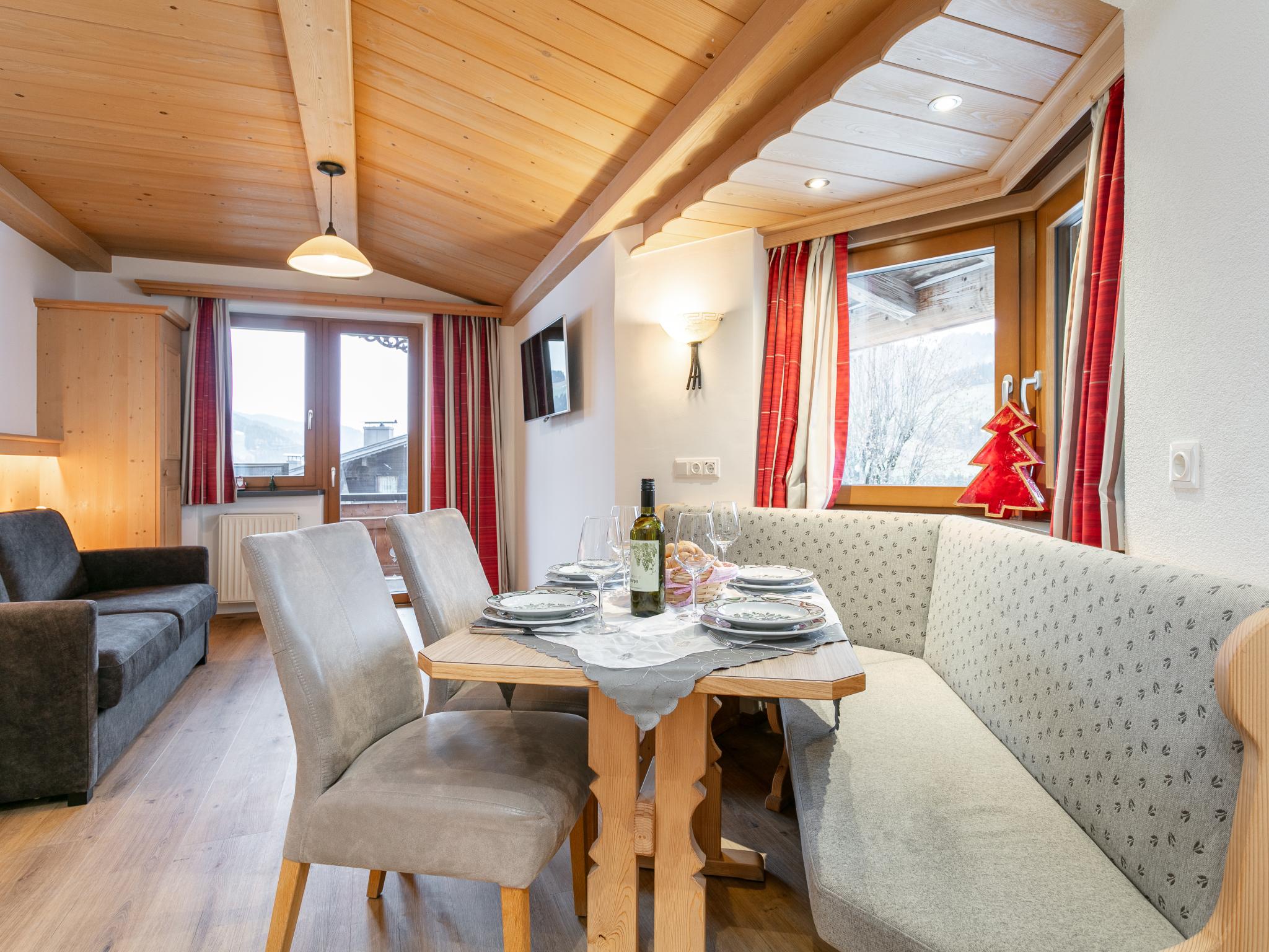 Bedroom with comfortable beds at Landhaus Marchfeld Top 1 Top 2 Top 3 in Wildschönau