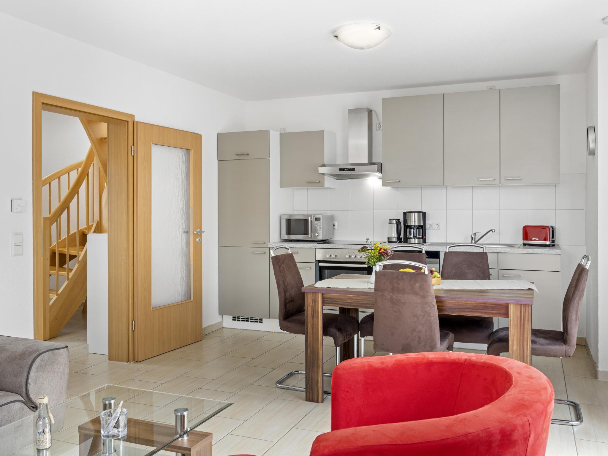 Modern kitchen at Stranddistel XL in Boiensdorf