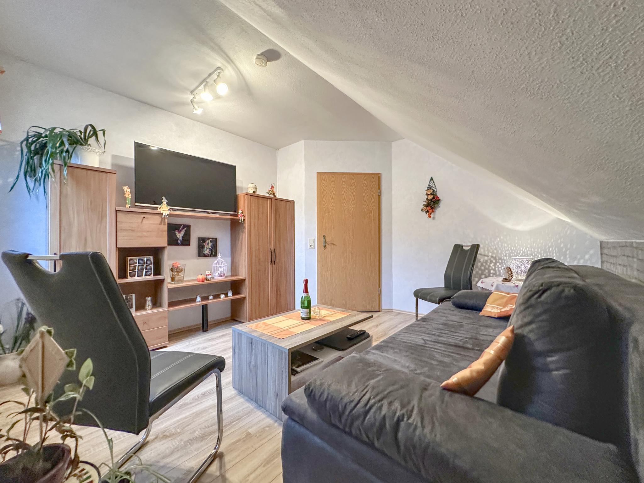 Outdoor terrace and views at Am Sonnenblick in Werda