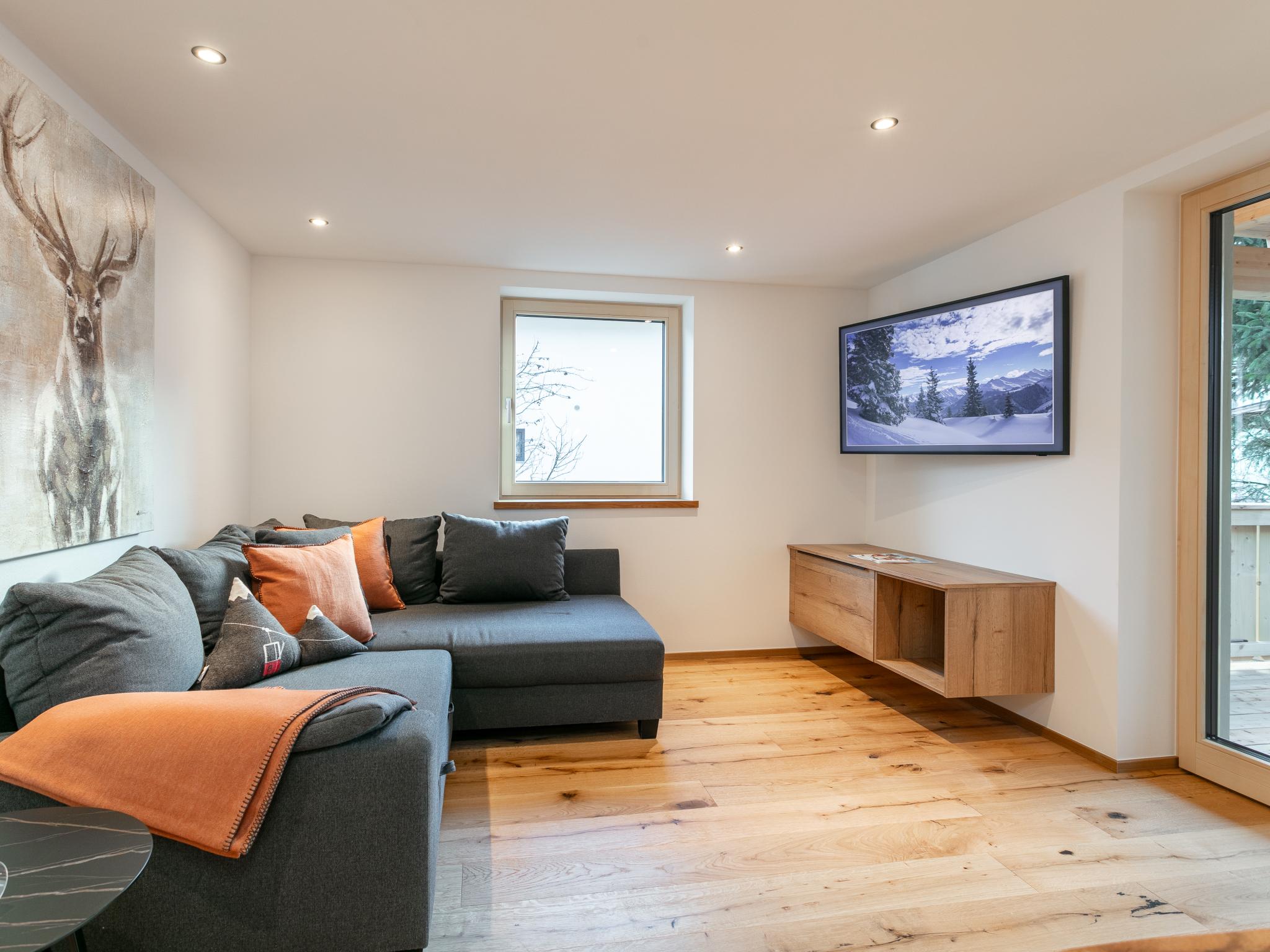 Outdoor terrace and views at Haus Tauernblick Top 2 in Jochberg