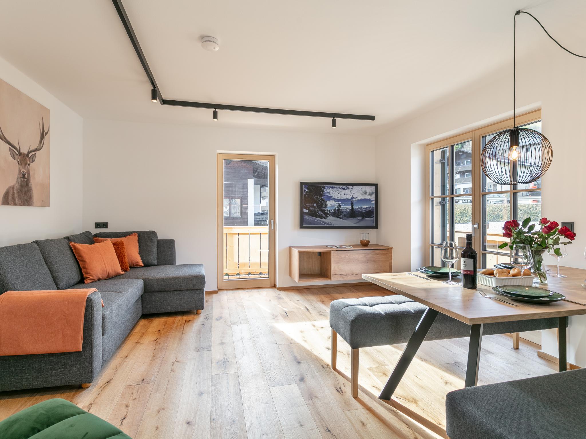 Living area at Haus Tauernblick Top 3 in Jochberg