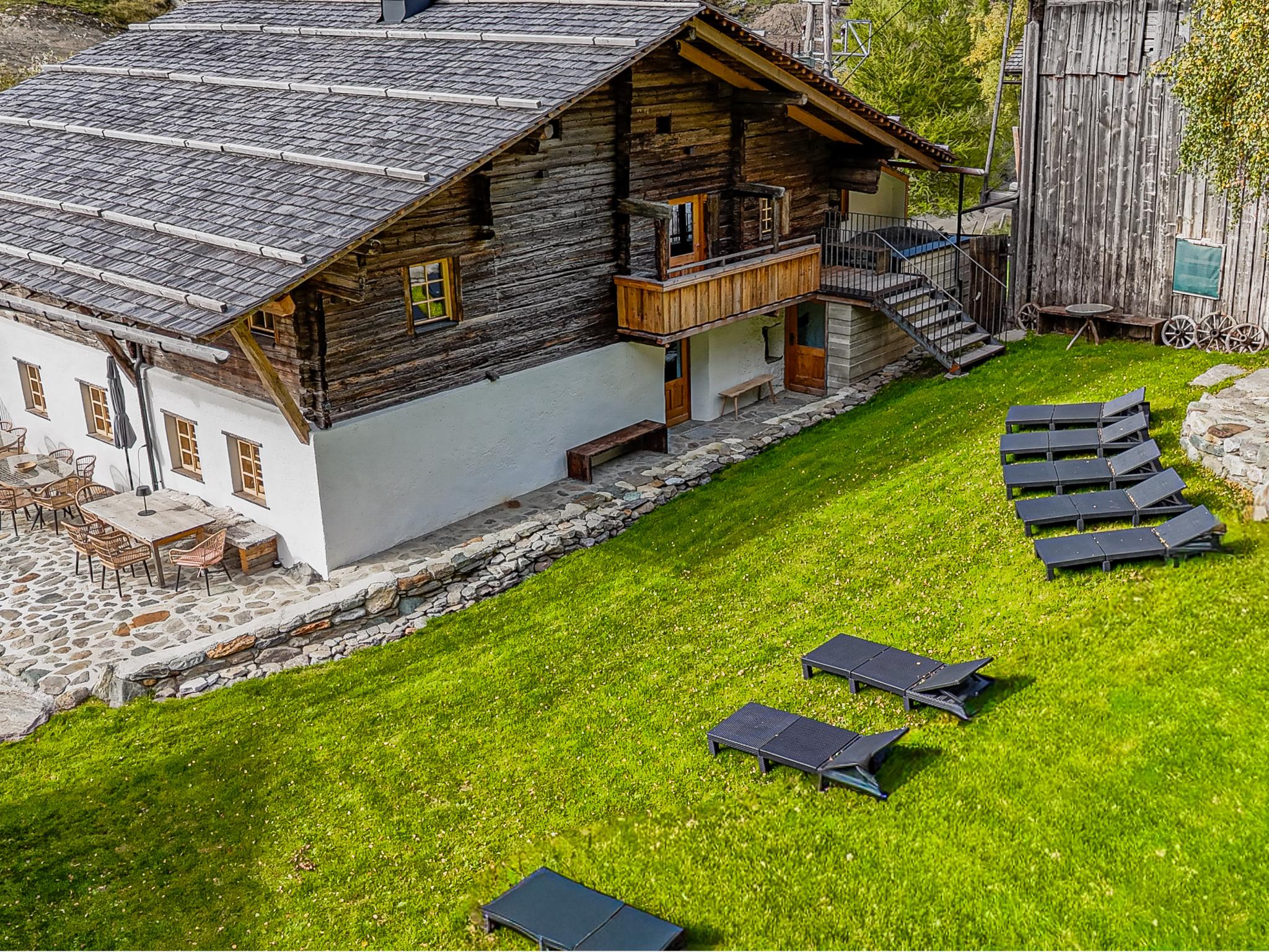 Outdoor terrace and views at Raneburg 4 in Matrei in Osttirol