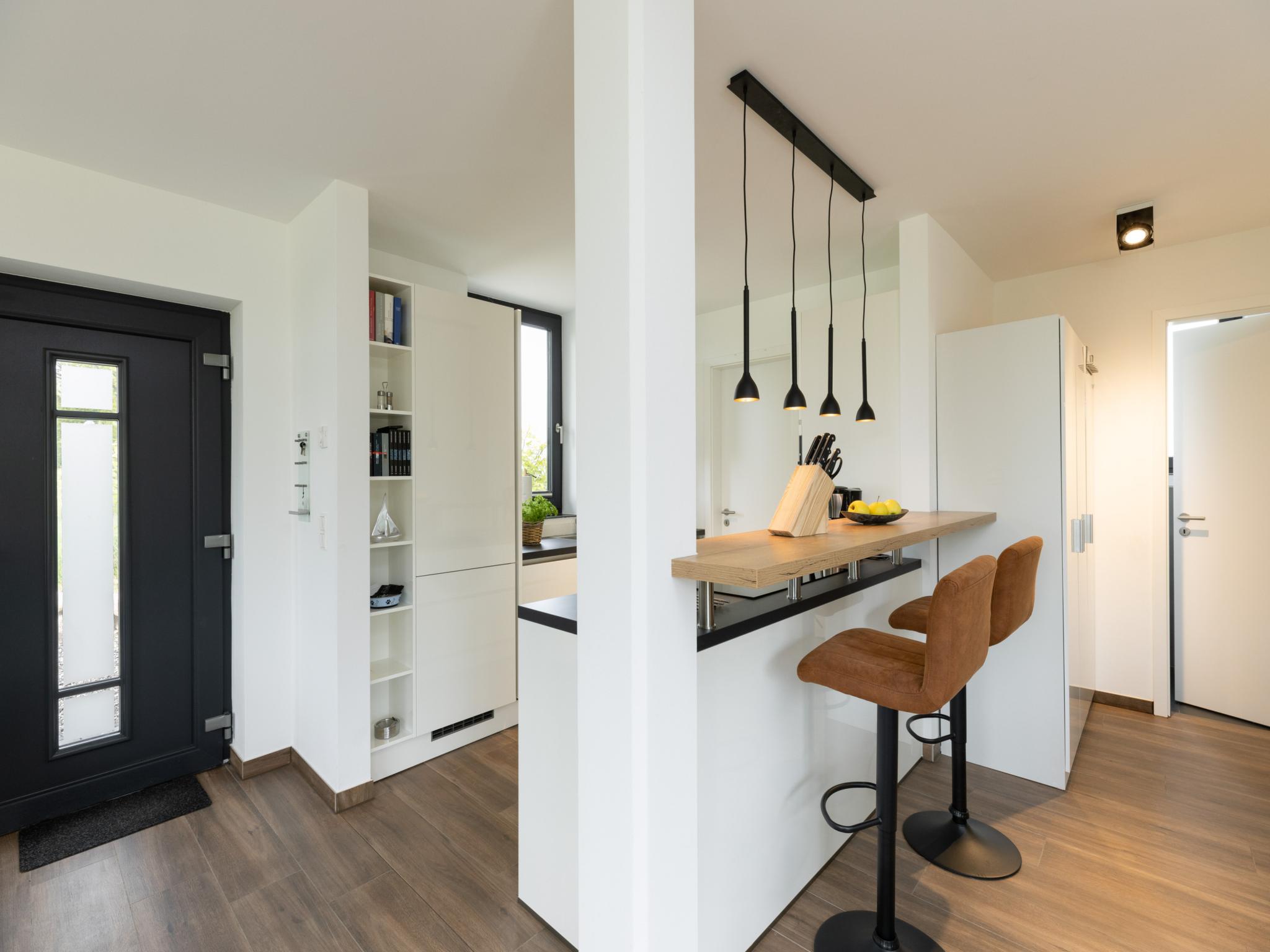 Outdoor terrace and views at Seeadler in Wohlenhagen