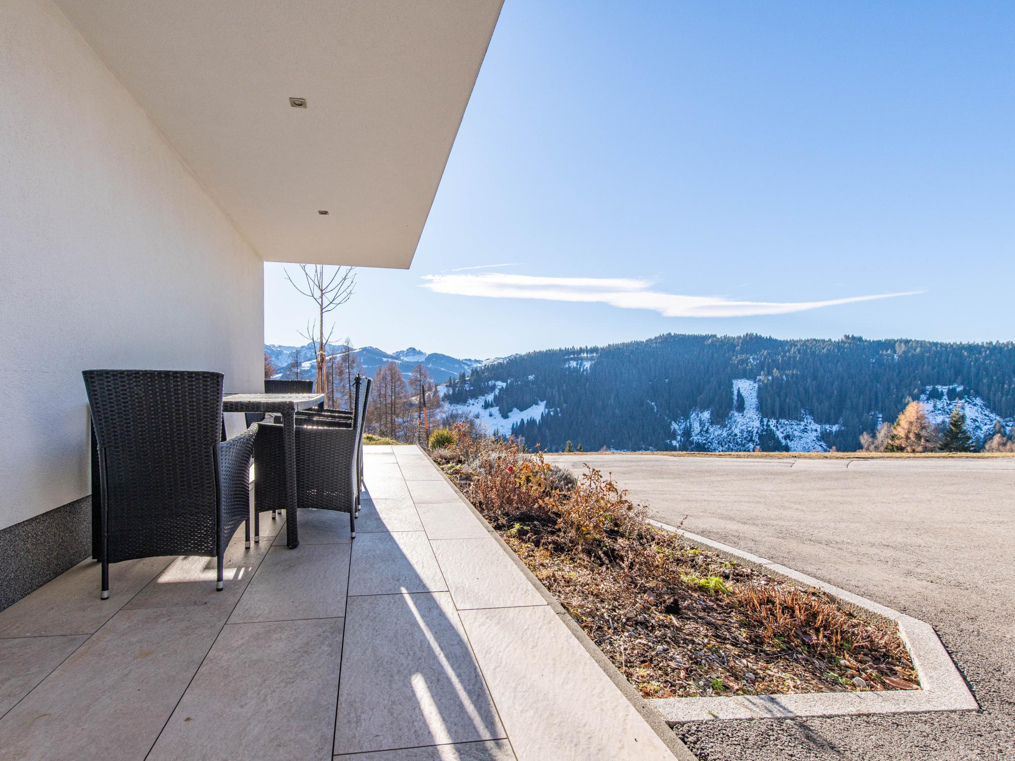 Living area at Mountain Apartment in Wagrain