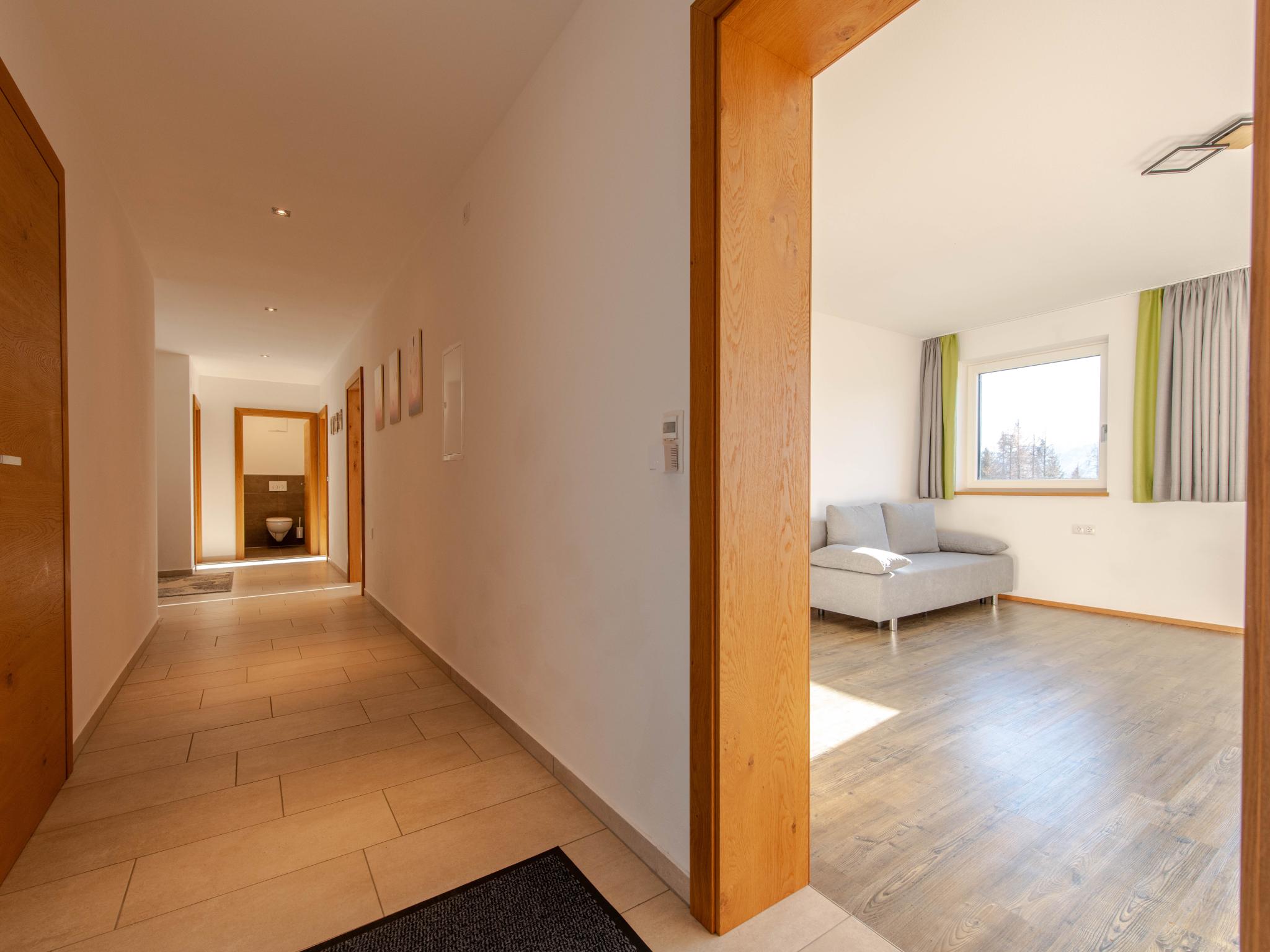 Outdoor terrace and views at Mountain Apartment in Wagrain