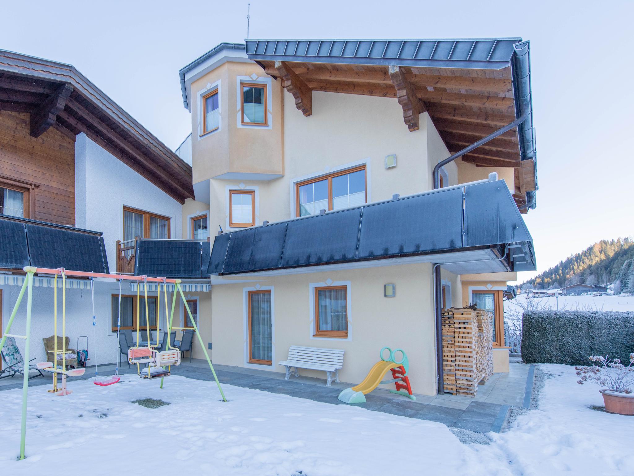 Outdoor terrace and views at Ingrid I in Altenmarkt