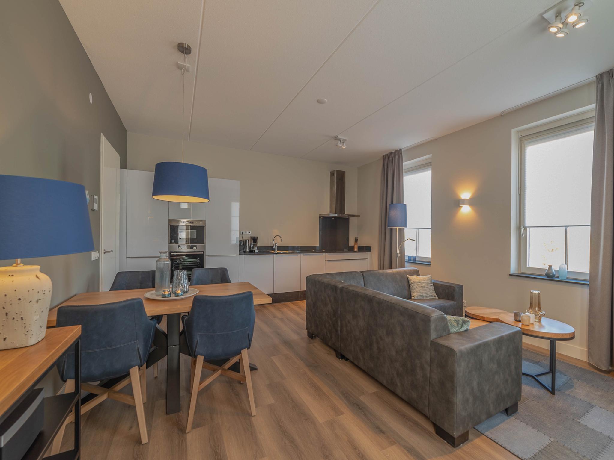 Modern kitchen at SeaLuxe Suite 27D in Colijnsplaat