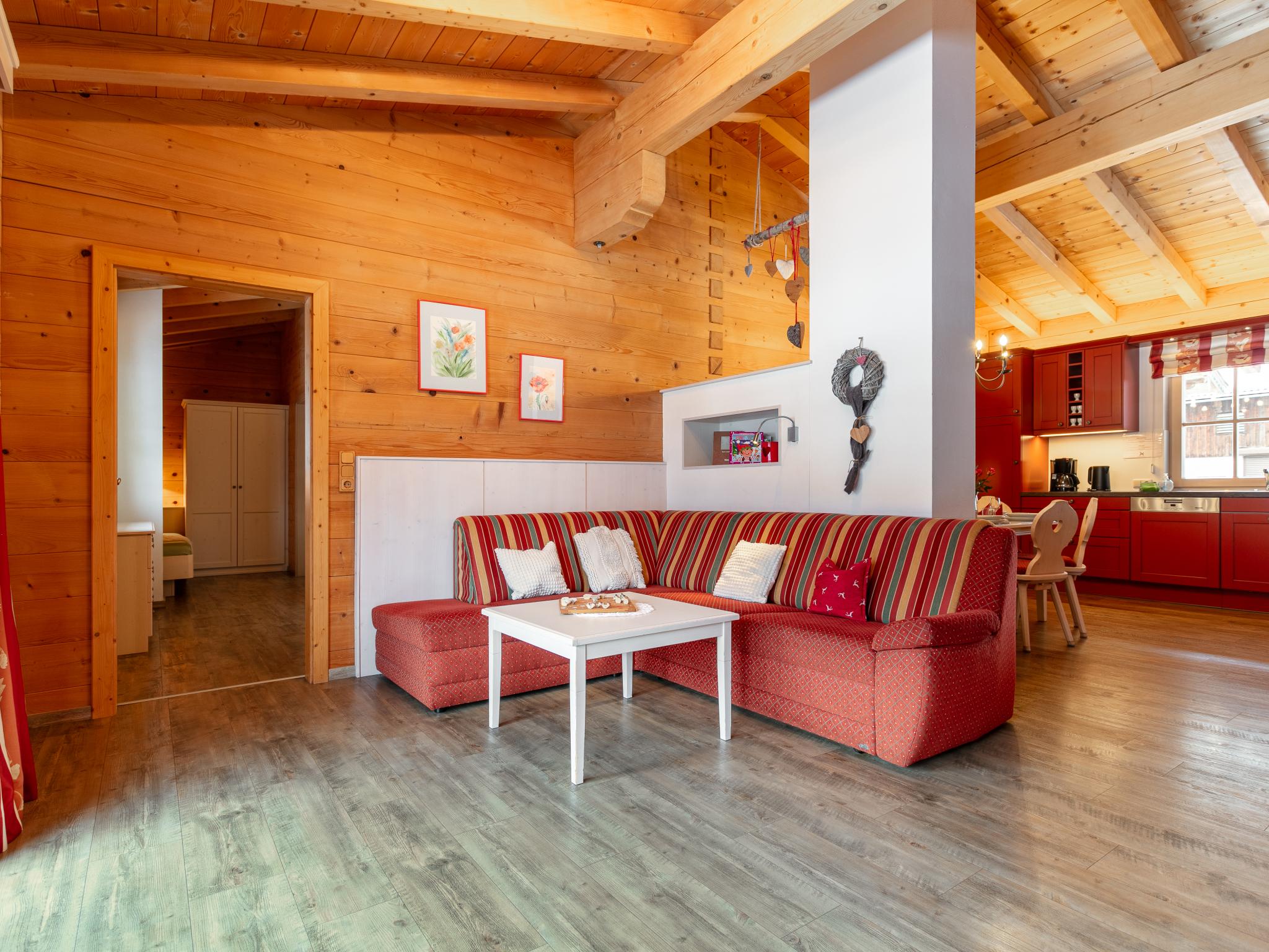 Modern kitchen at Marchenthorn in Leogang