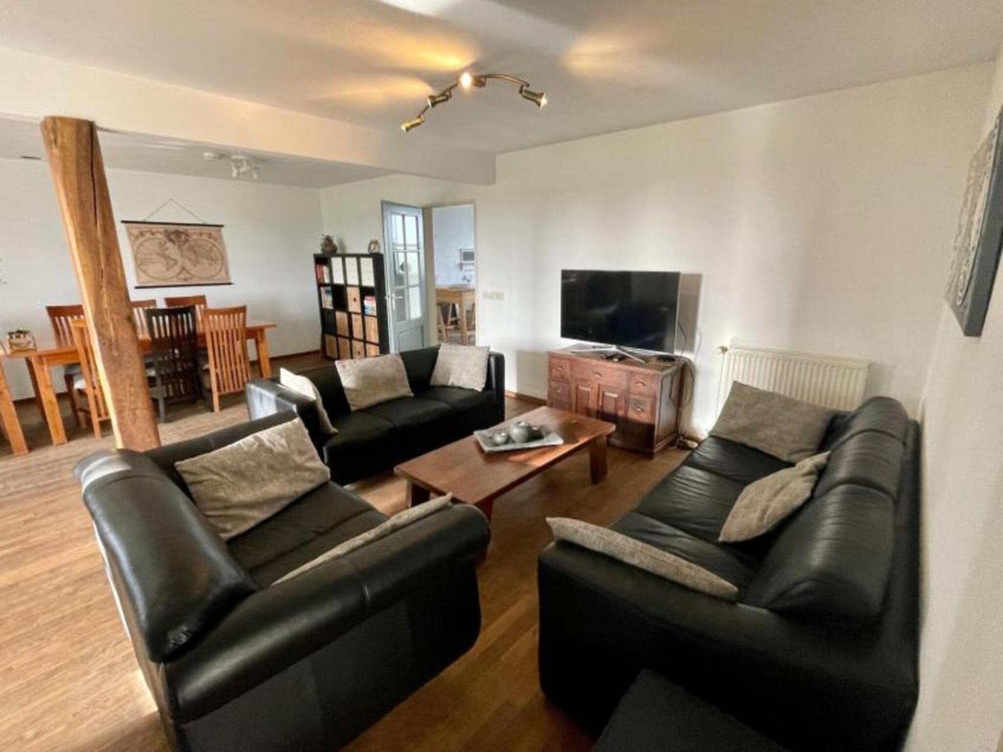 Living area at De Open Schuur in Elsendorp