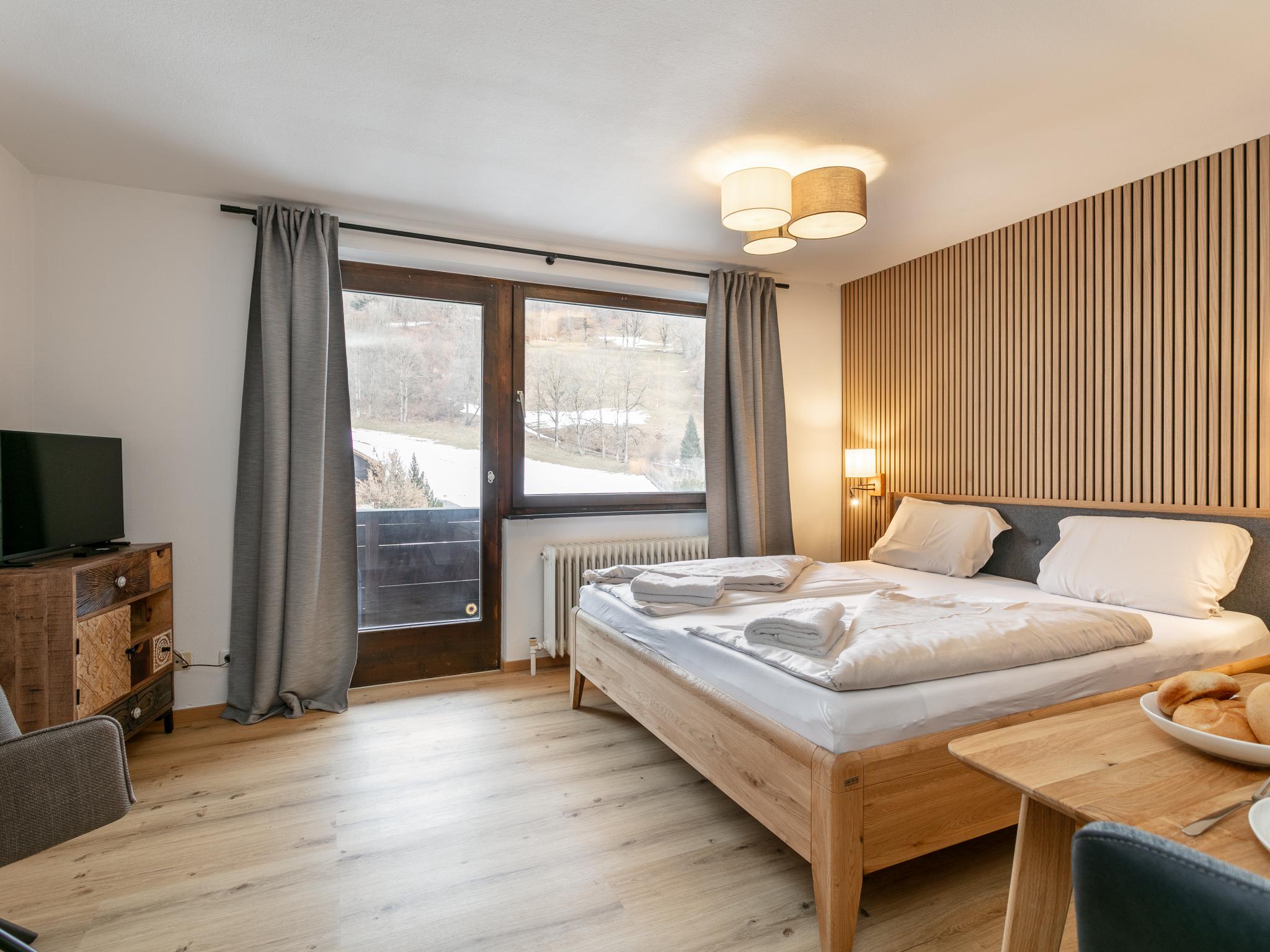 Outdoor terrace and views at Brixen Alpin Living Top 19 in Brixen