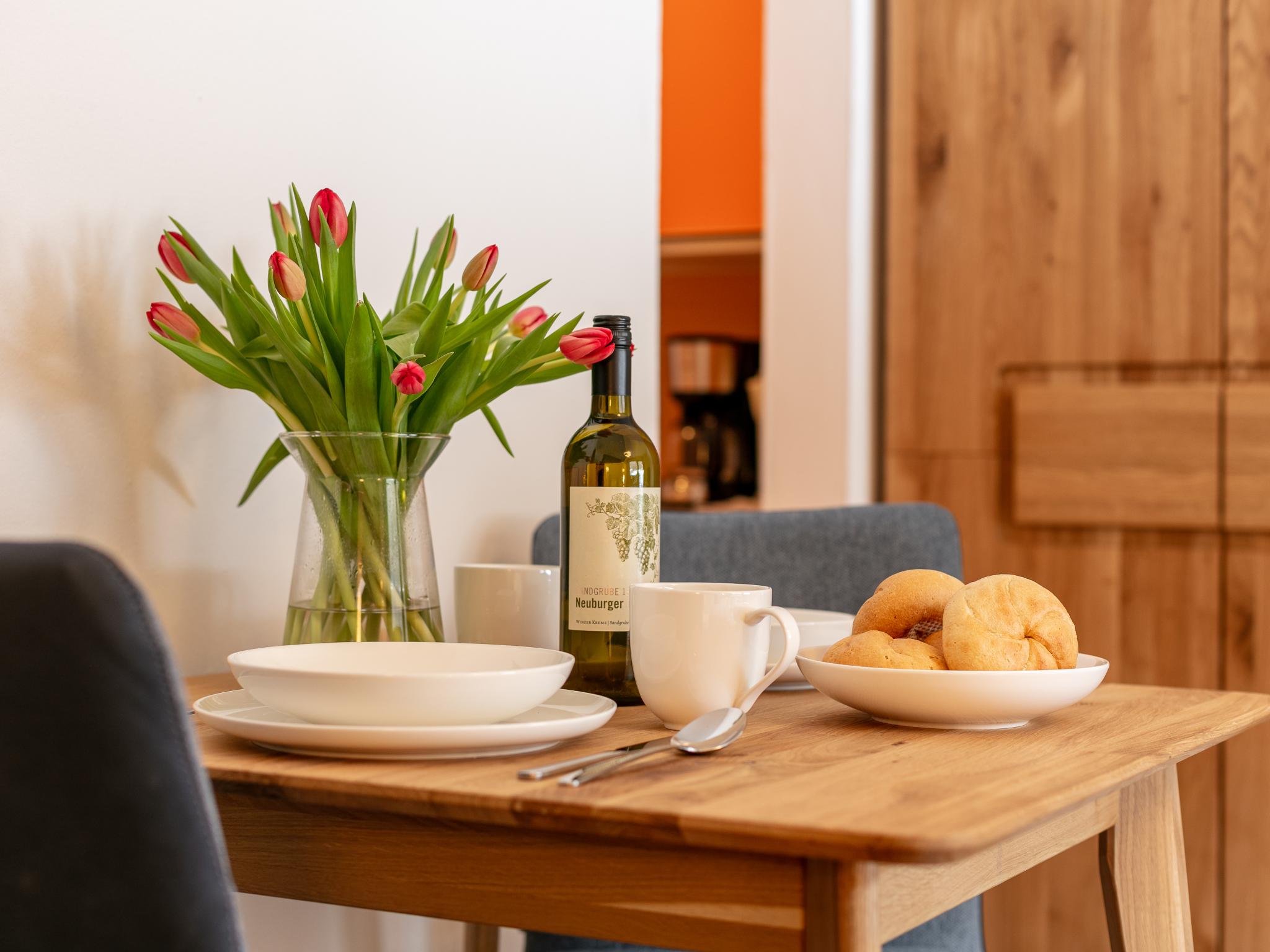 Bedroom with comfortable beds at Brixen Alpin Living Top 19 in Brixen