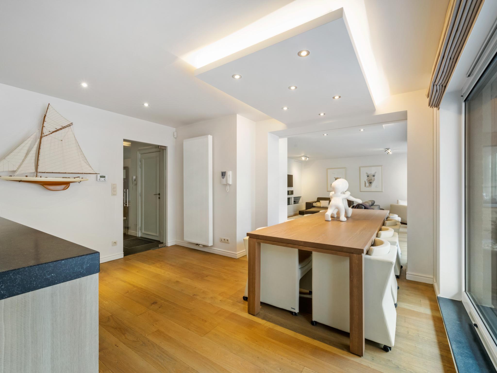 Bedroom with comfortable beds at Jacob Van Maerlant - V1 + garage in Blankenberge