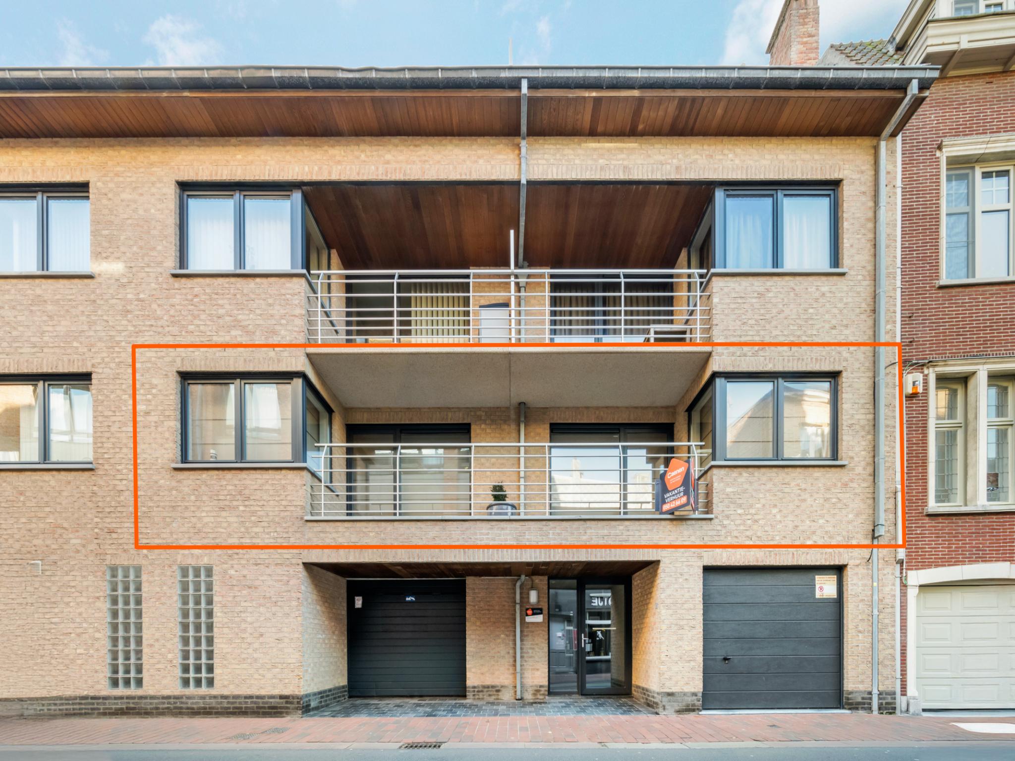Outdoor terrace and views at Jacob Van Maerlant - V1 + garage in Blankenberge