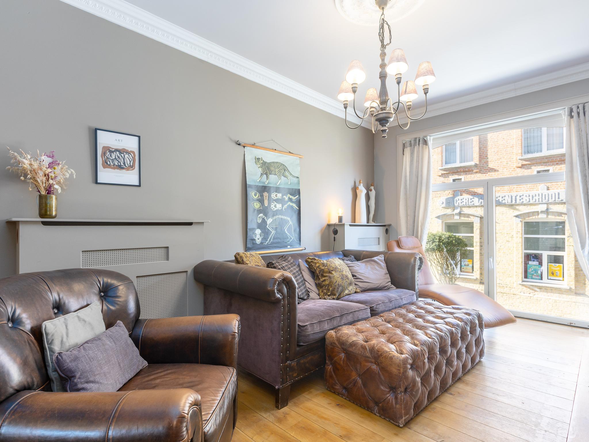 Living area at Woning - Onderwijsstraat in Middelkerke