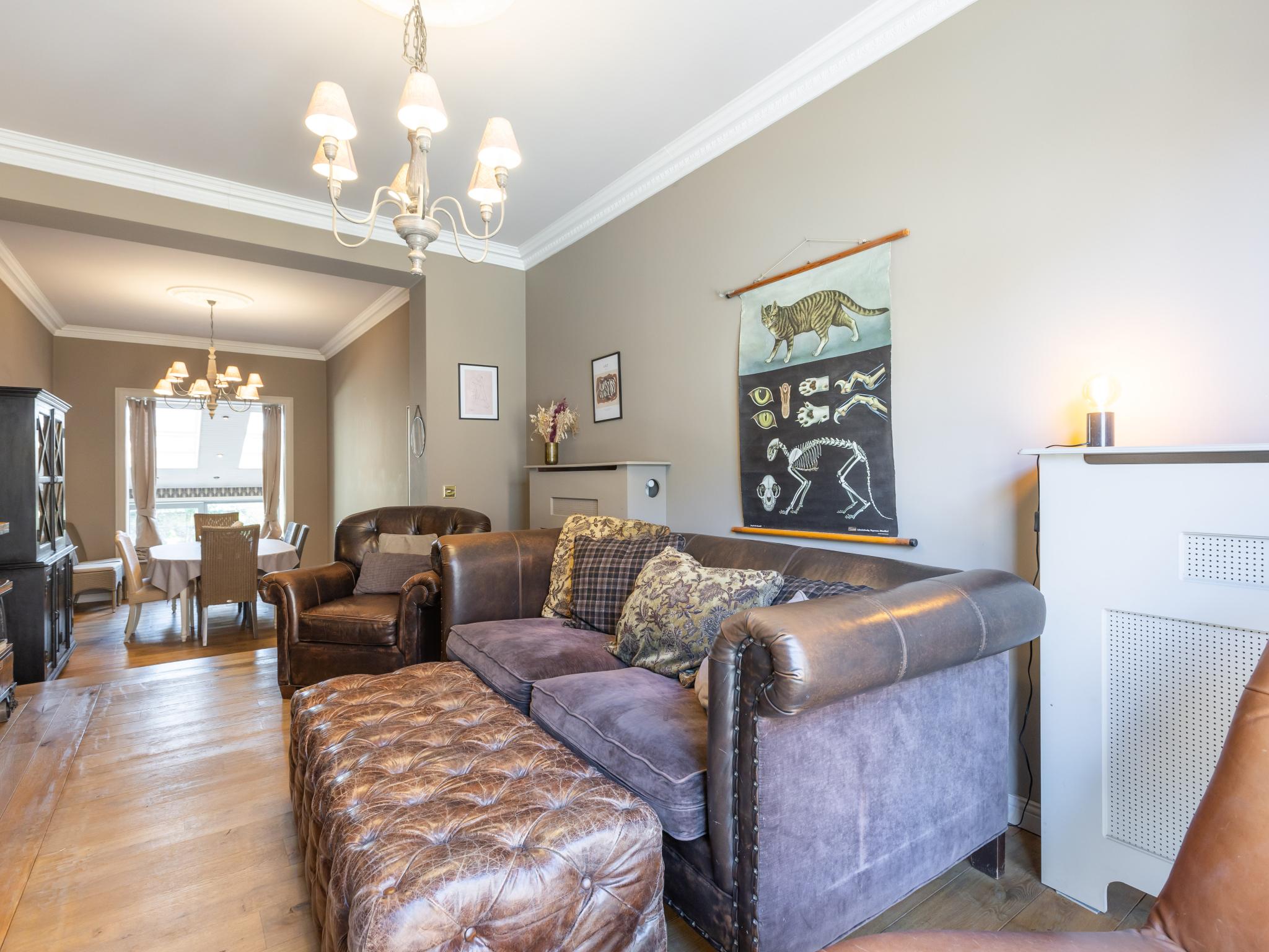 Bedroom with comfortable beds at Woning - Onderwijsstraat in Middelkerke