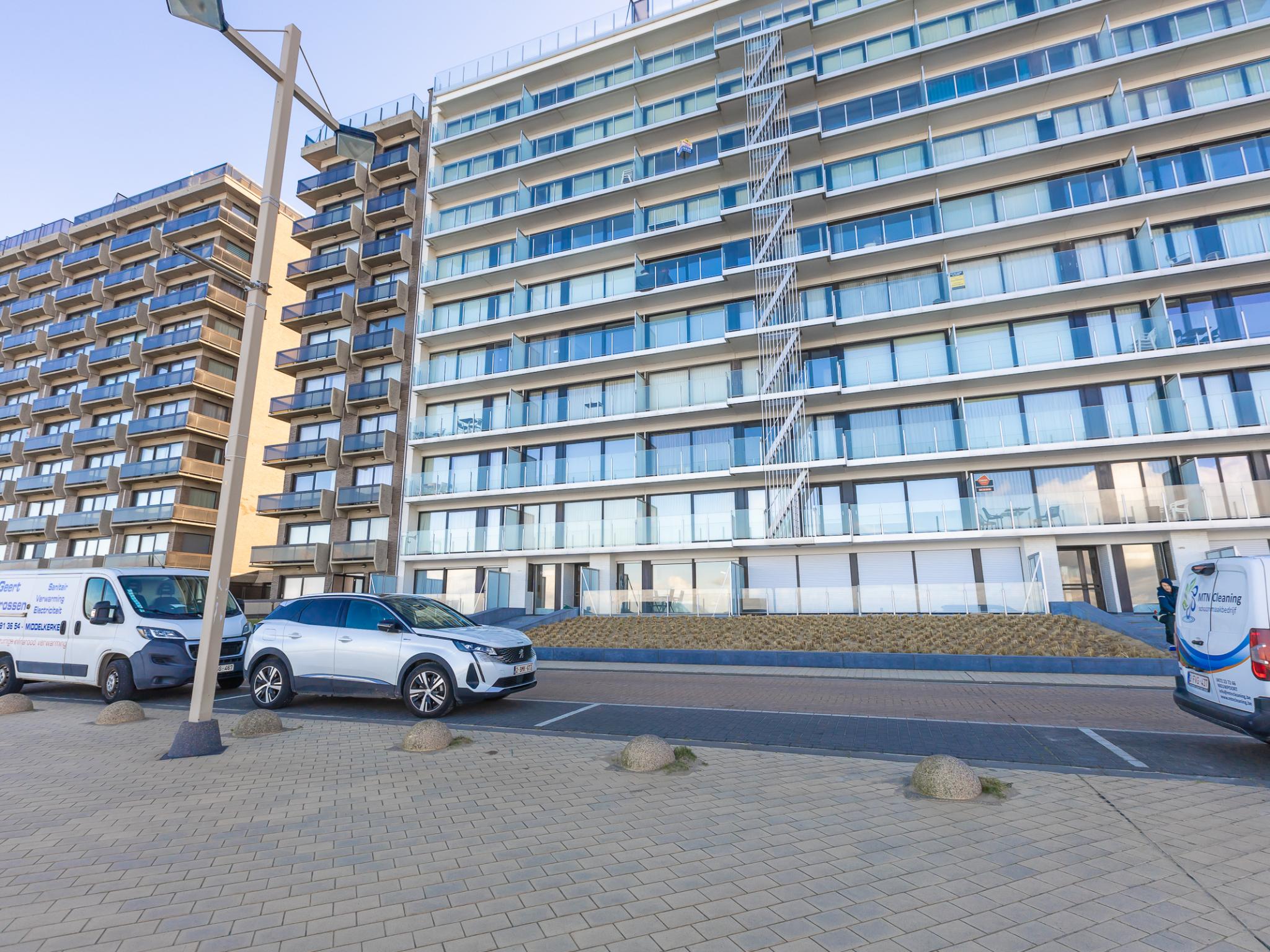 Outdoor terrace and views at De Rede 1 - 0101 + parking 18 in Middelkerke