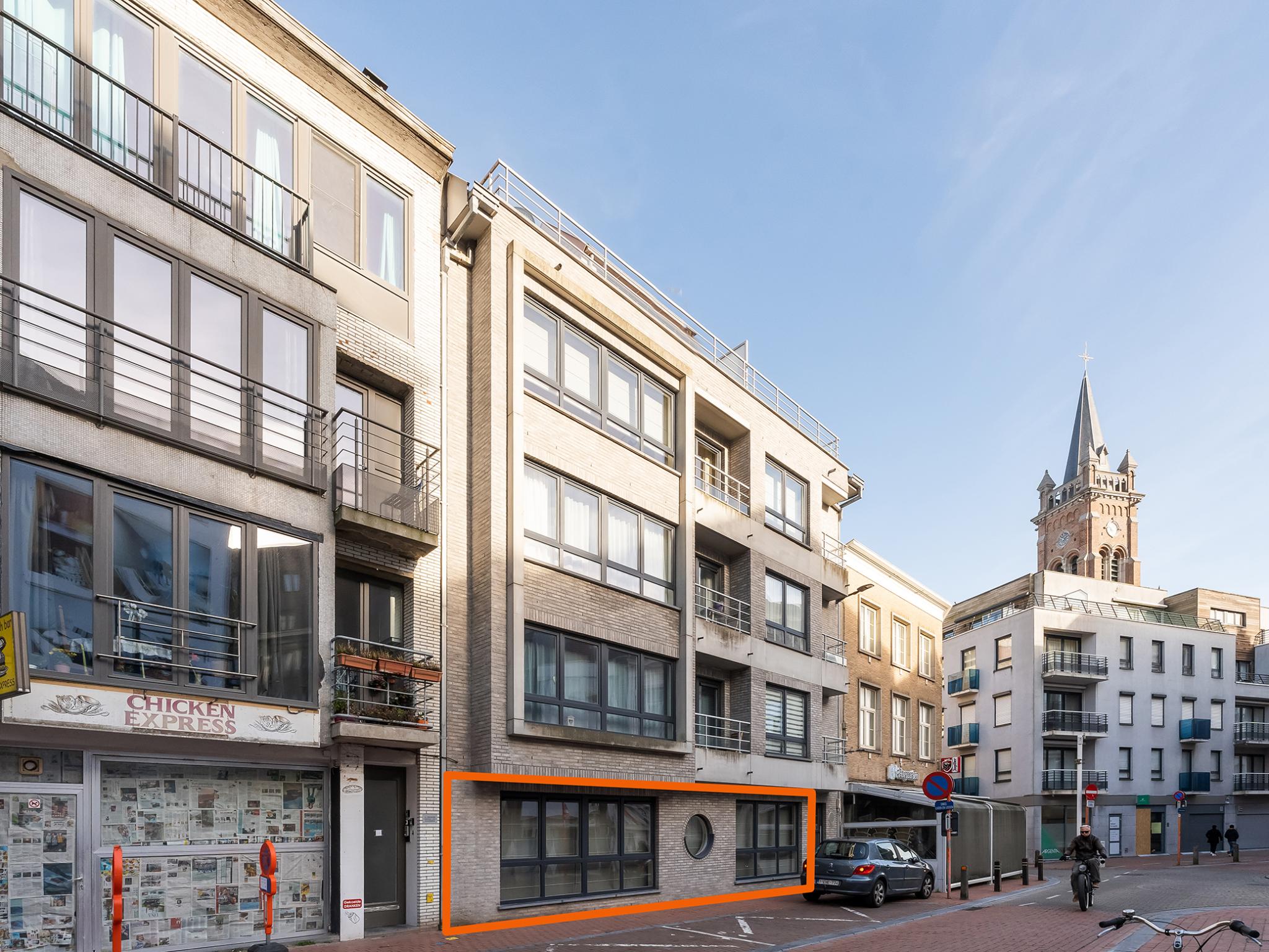 Outdoor terrace and views at Zeetrapper - 001 in Blankenberge