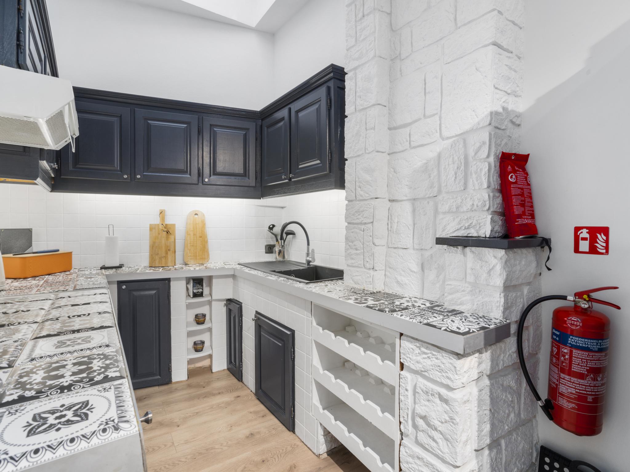 Modern kitchen at Badersstraat 3 - Vakantiewoning 3 in Blankenberge