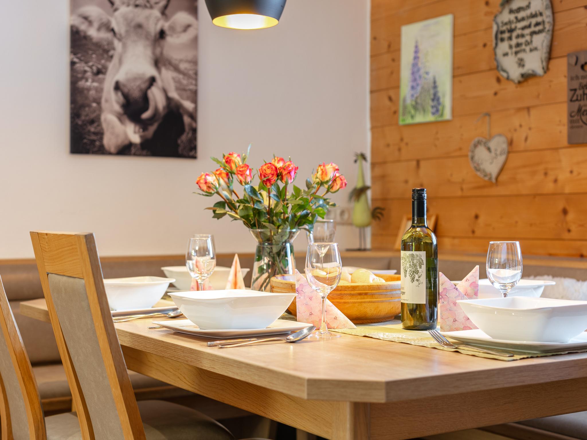 Outdoor terrace and views at Sylvia in Leogang