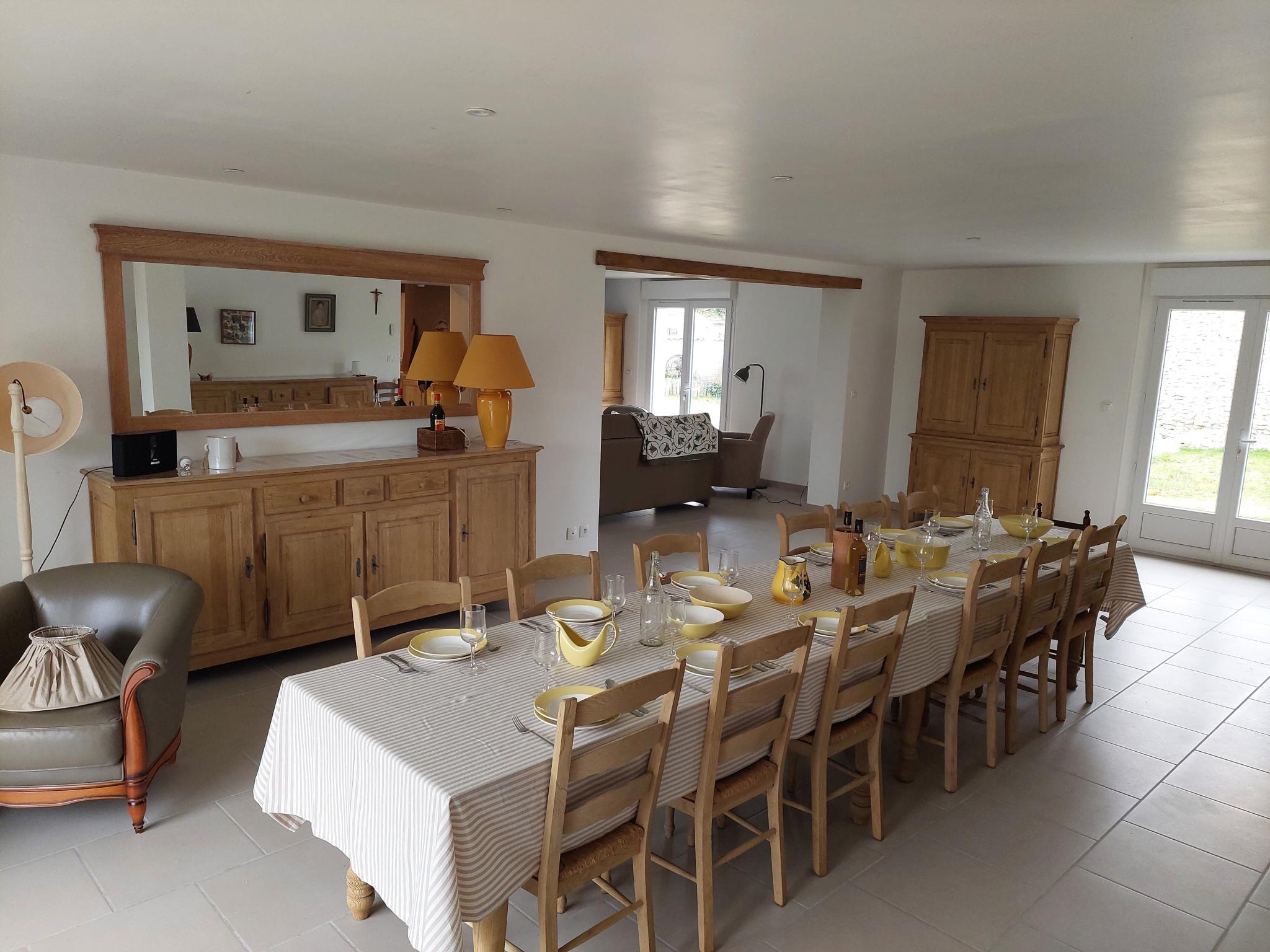 Bedroom with comfortable beds at Maison des Prairies in Bonnes
