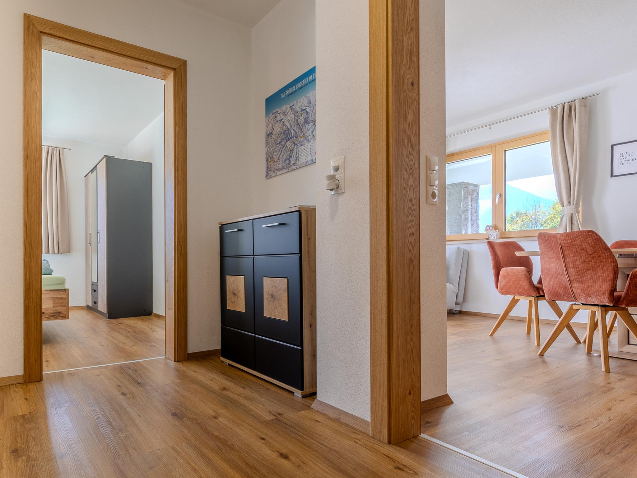 Outdoor terrace and views at Appart Blick in Zellberg