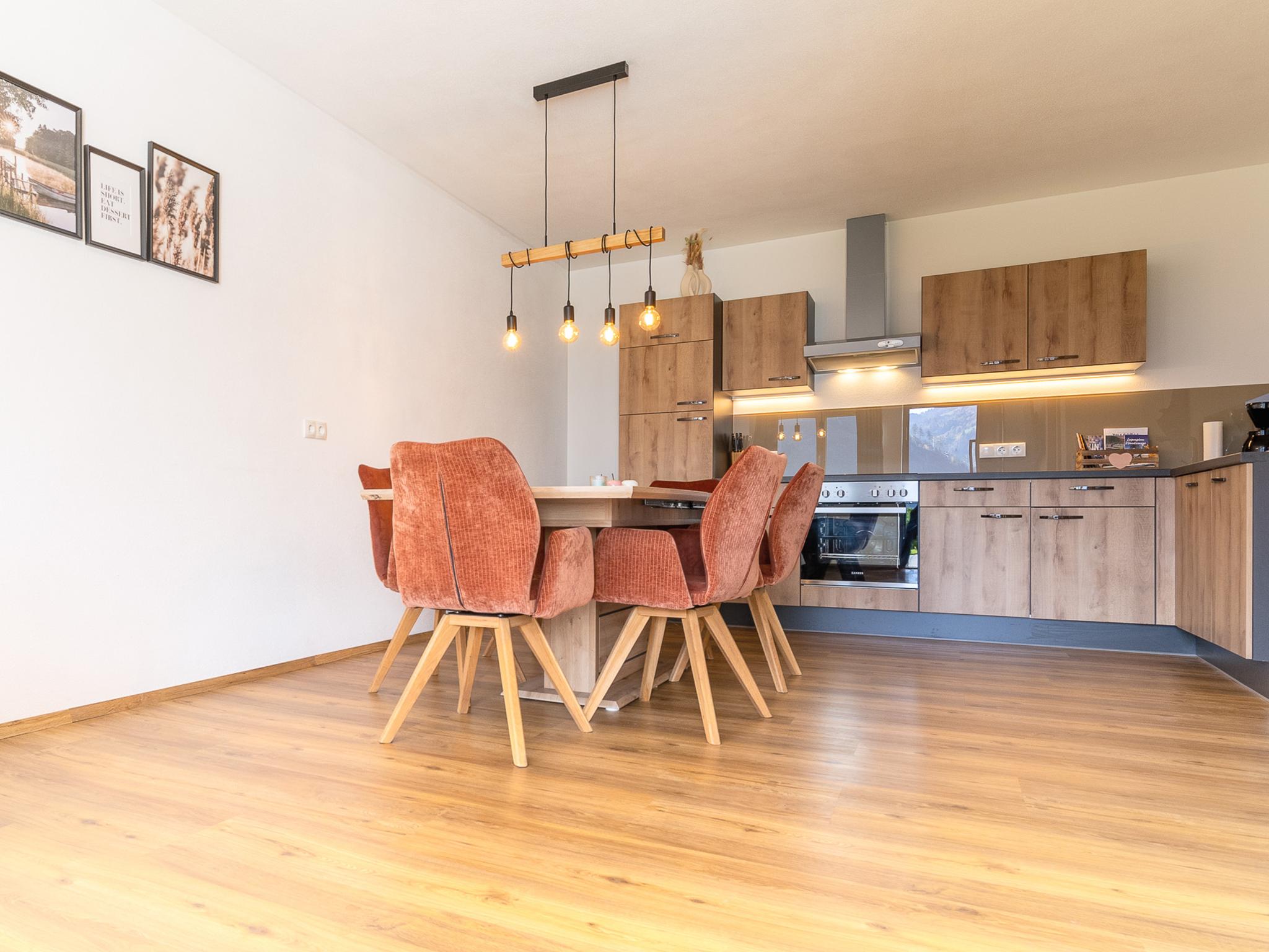 Bedroom with comfortable beds at Appart Zell in Zellberg