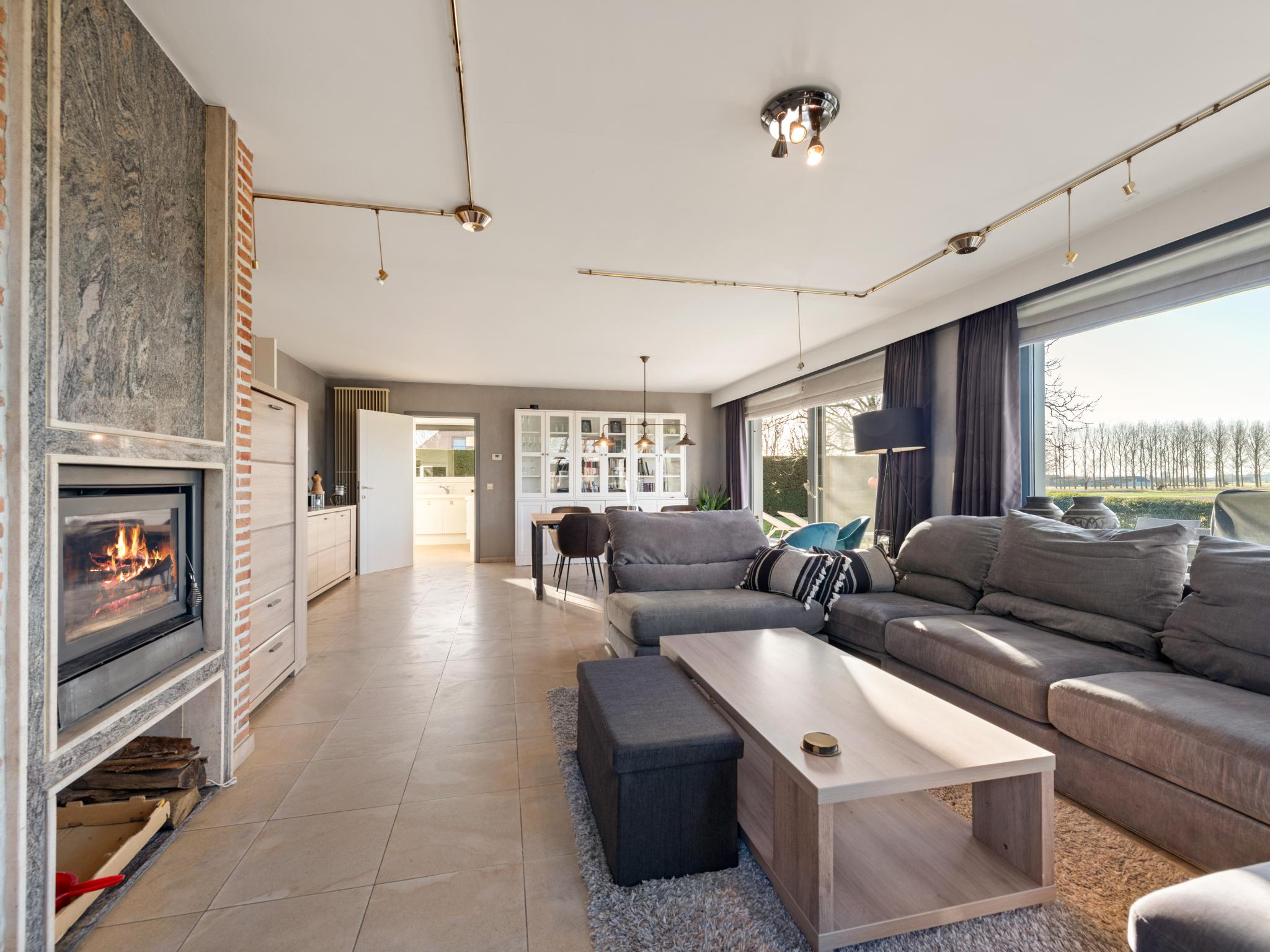 Living area at Maison Odille in Sint Laureins