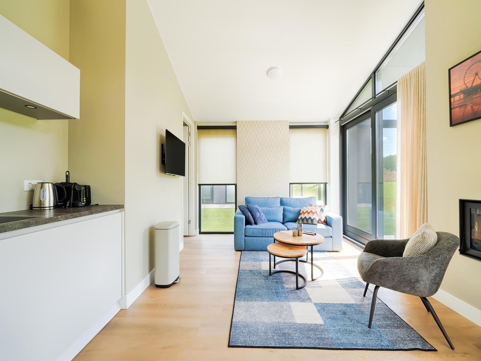 Outdoor terrace and views at Strand in Oud Ade