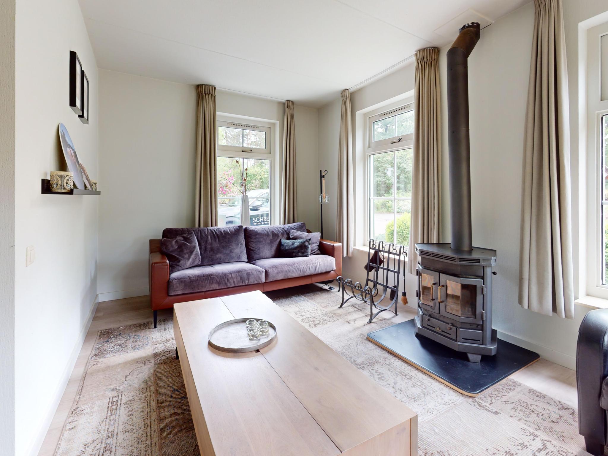 Modern kitchen at Borre Bos in Diever