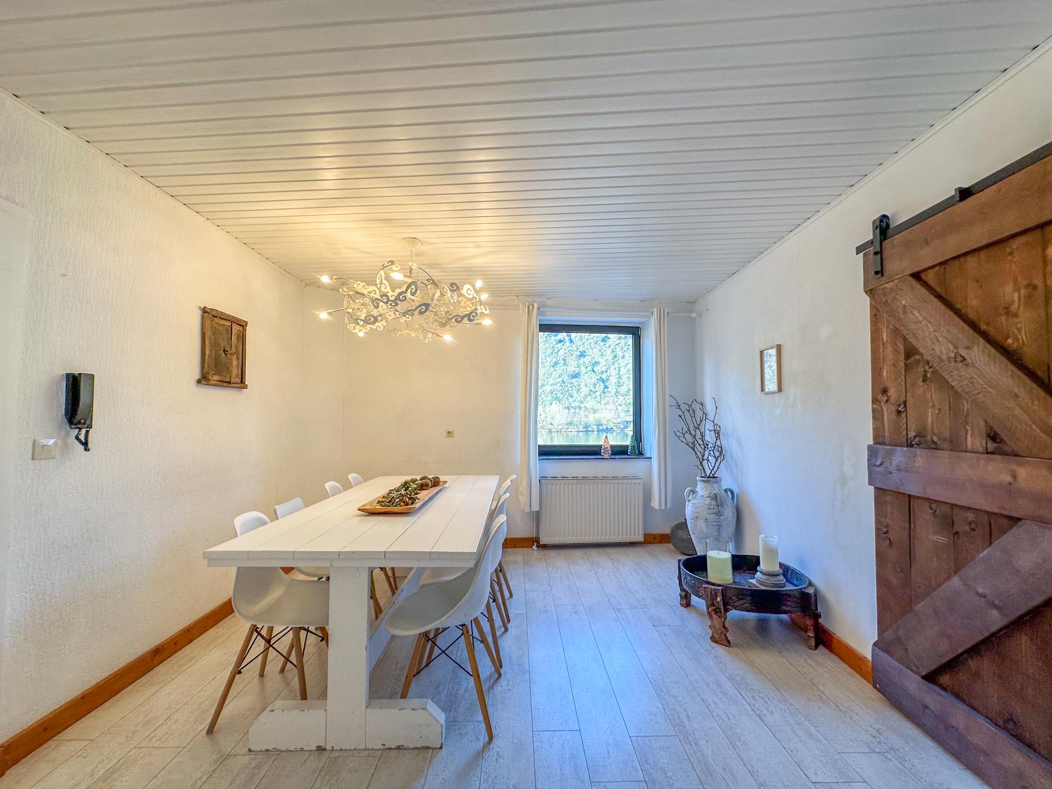 Outdoor terrace and views at Burgen in Burgen