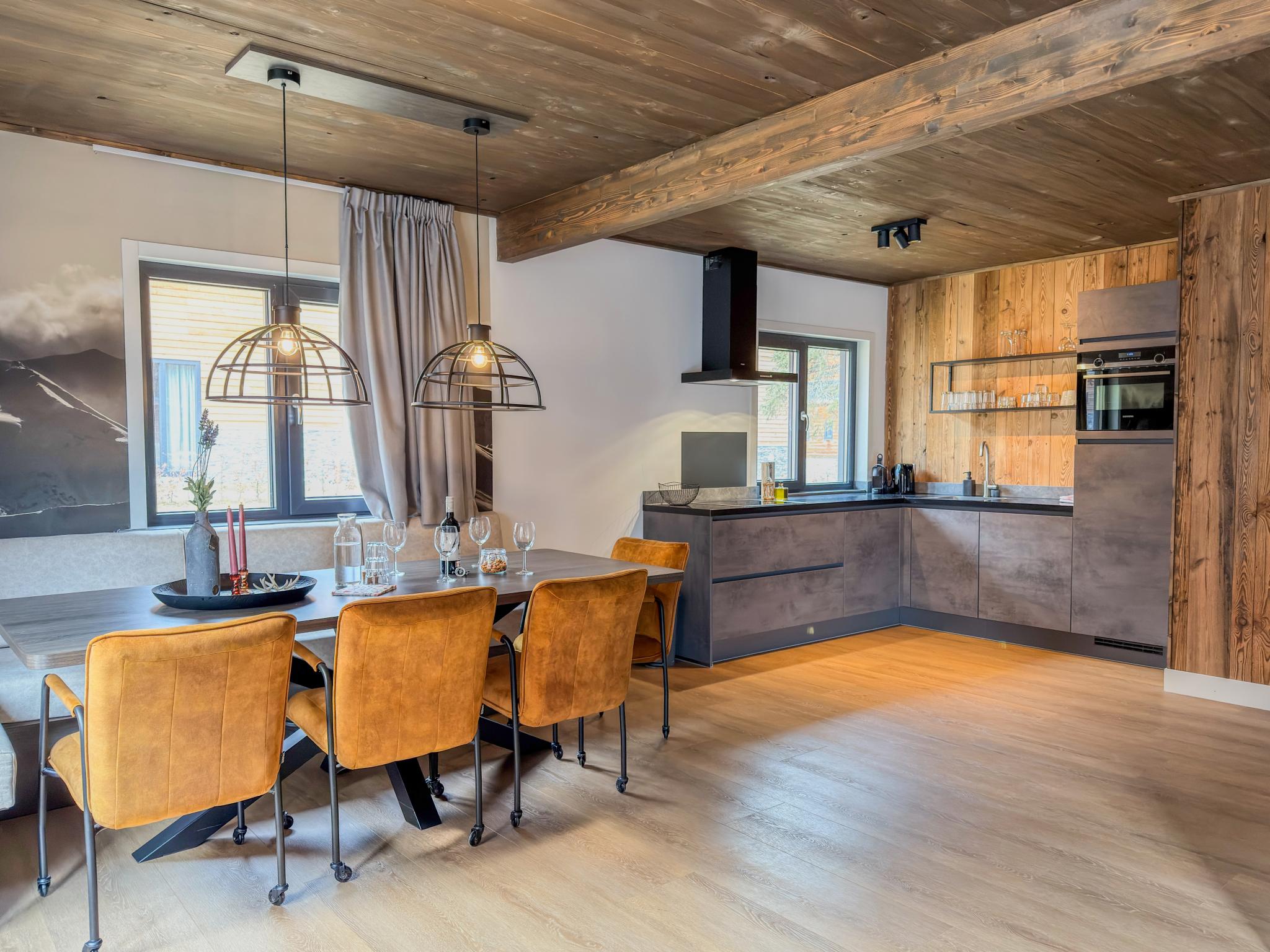 Modern kitchen at Naturchalet am Afritzer See in Afritz am See