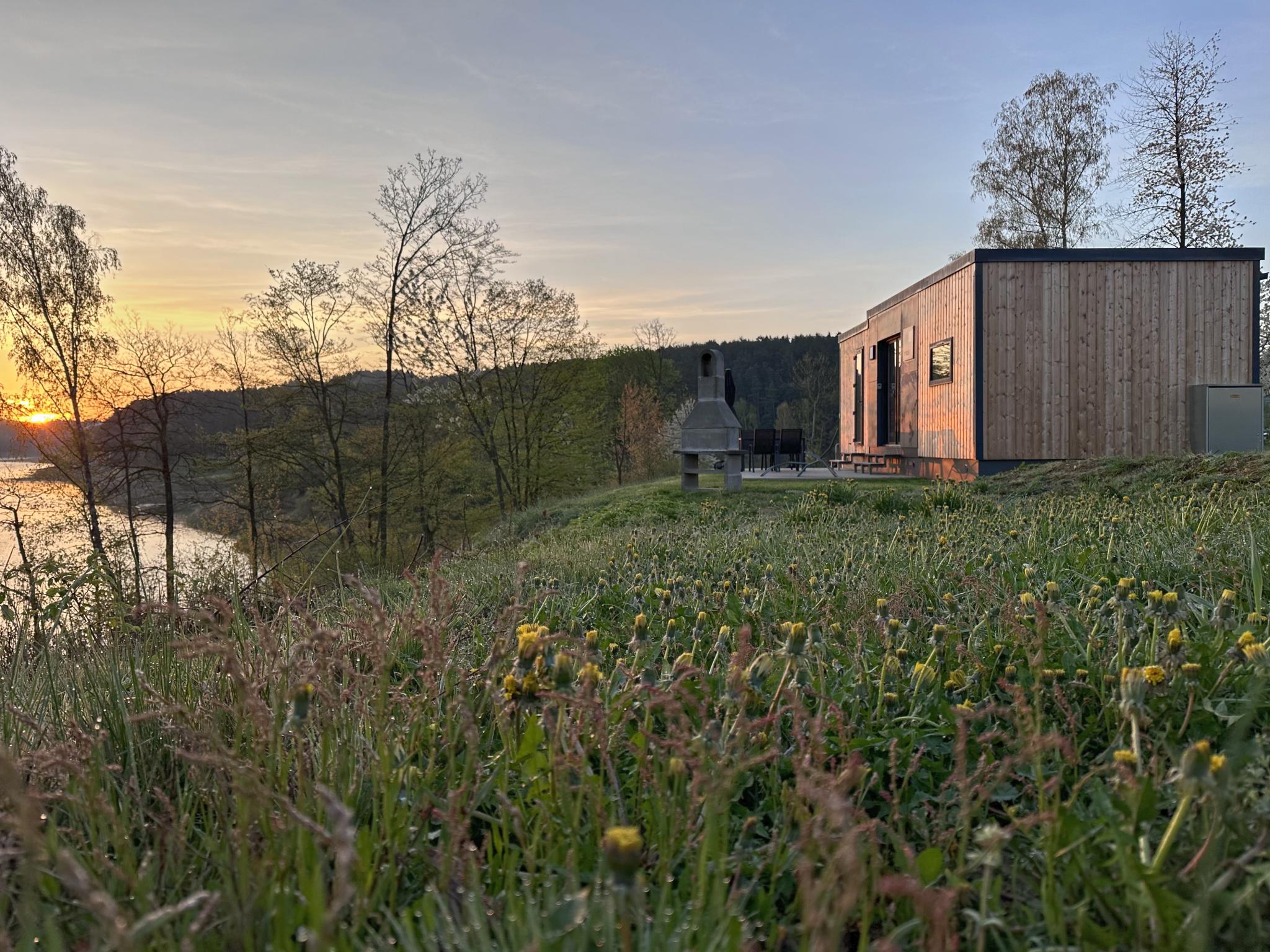 Living area at Feriendorf Seeblick - Tiny Nr 8 in Neunburg vorm Wald