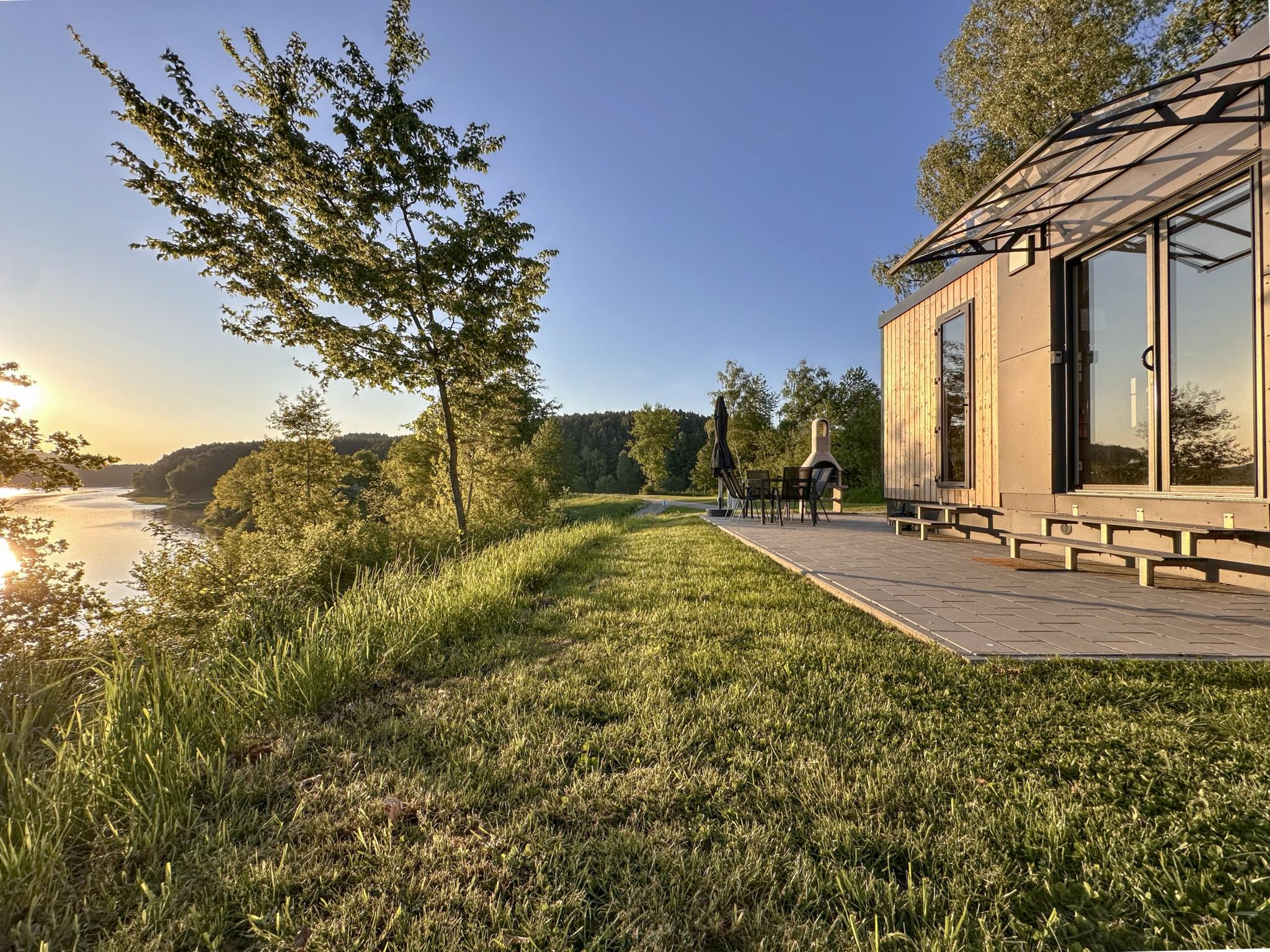 Living area at Feriendorf Seeblick - Tiny Nr 9 in Neunburg vorm Wald