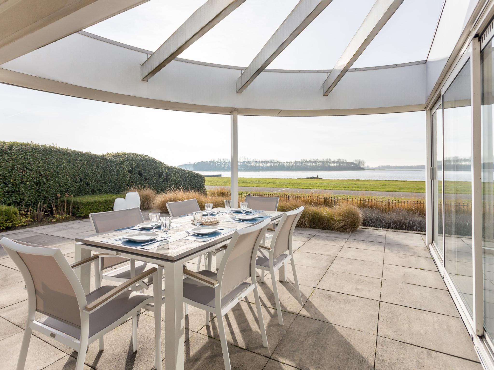 Living area at Veerse Meer Natuurvilla in Kamperland