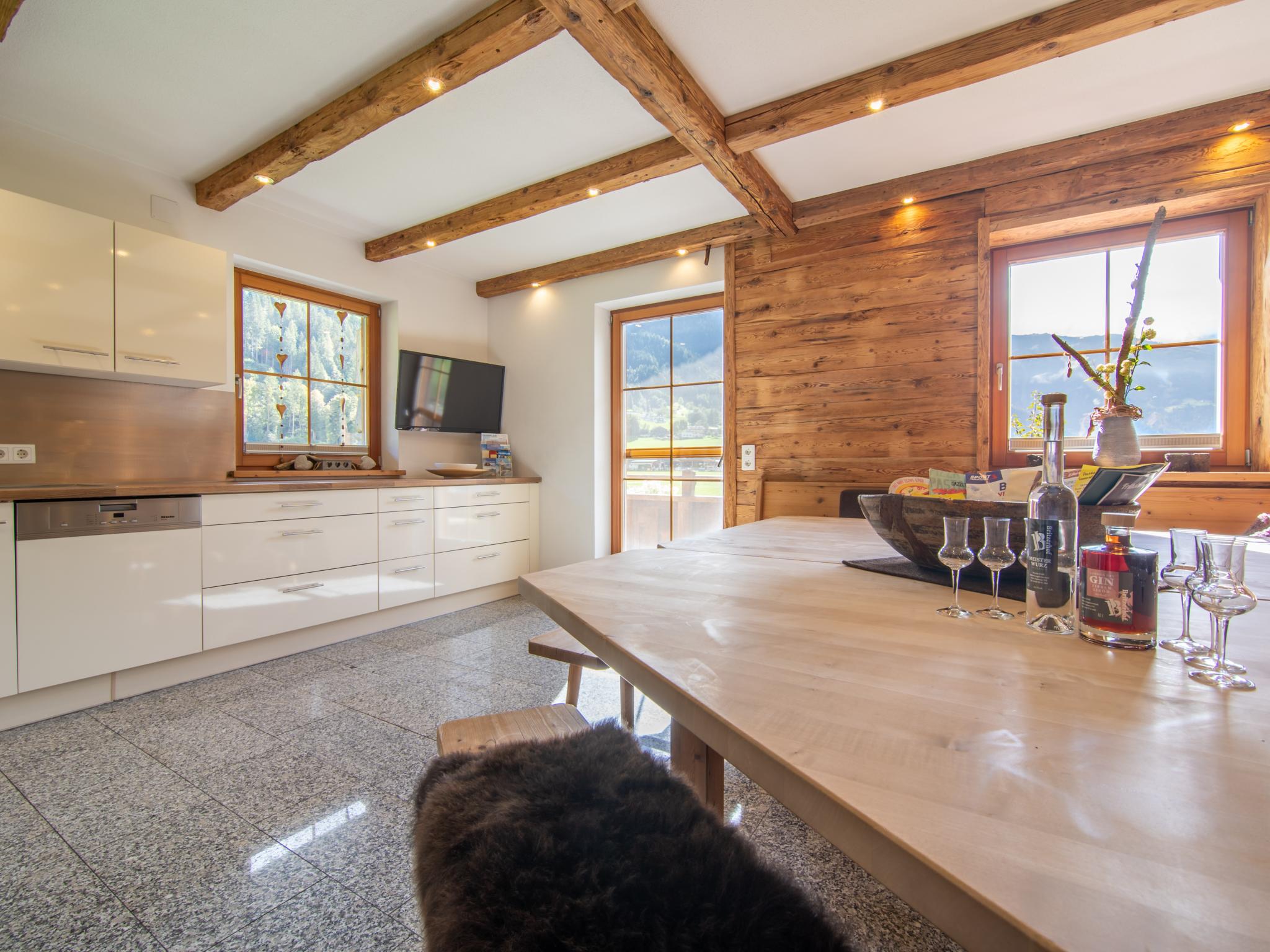 Living area at Blick zum Mayrhofen in Ramsau im Zillertal