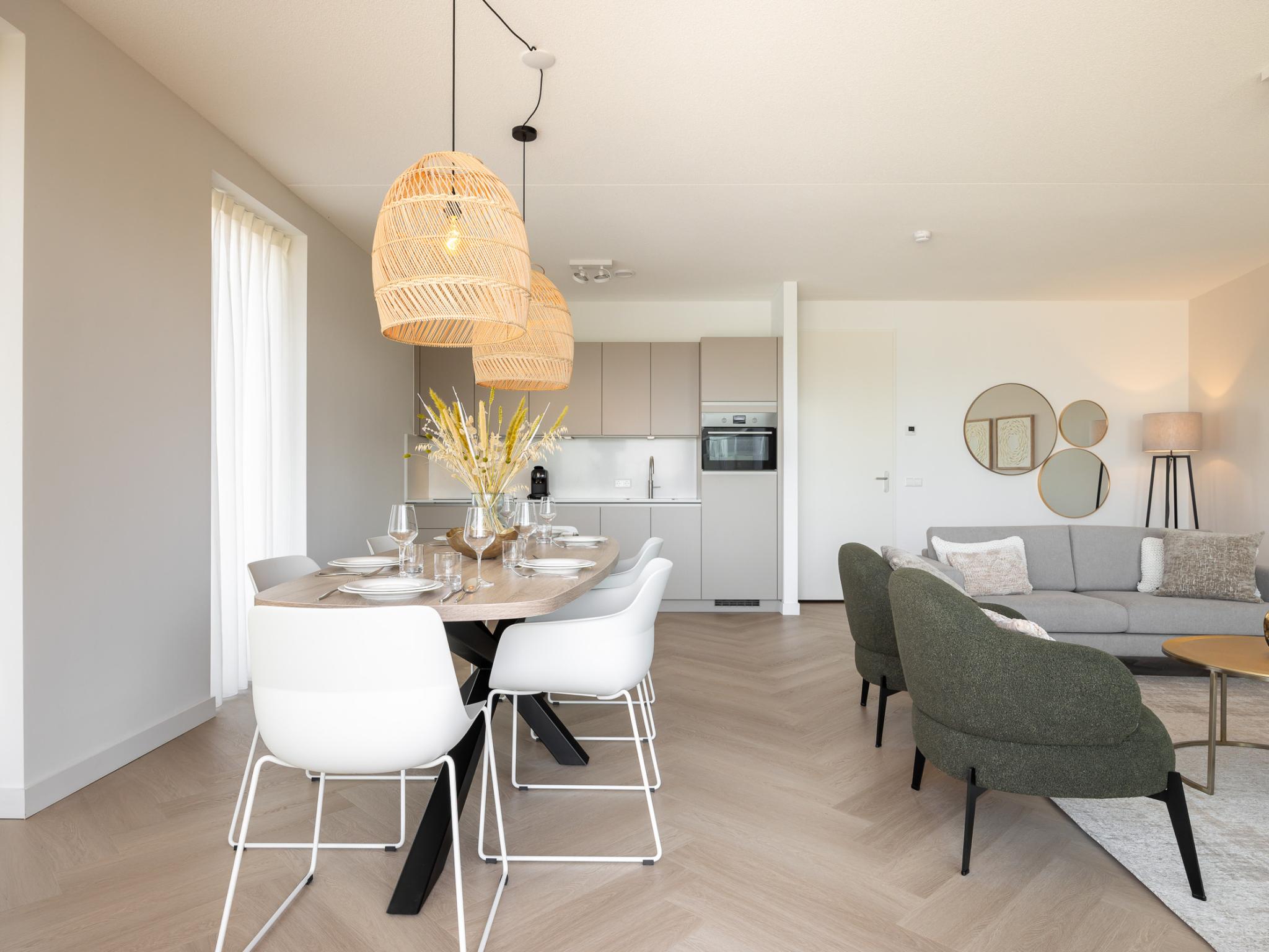 Modern kitchen at Marina House Kortgene in Kortgene
