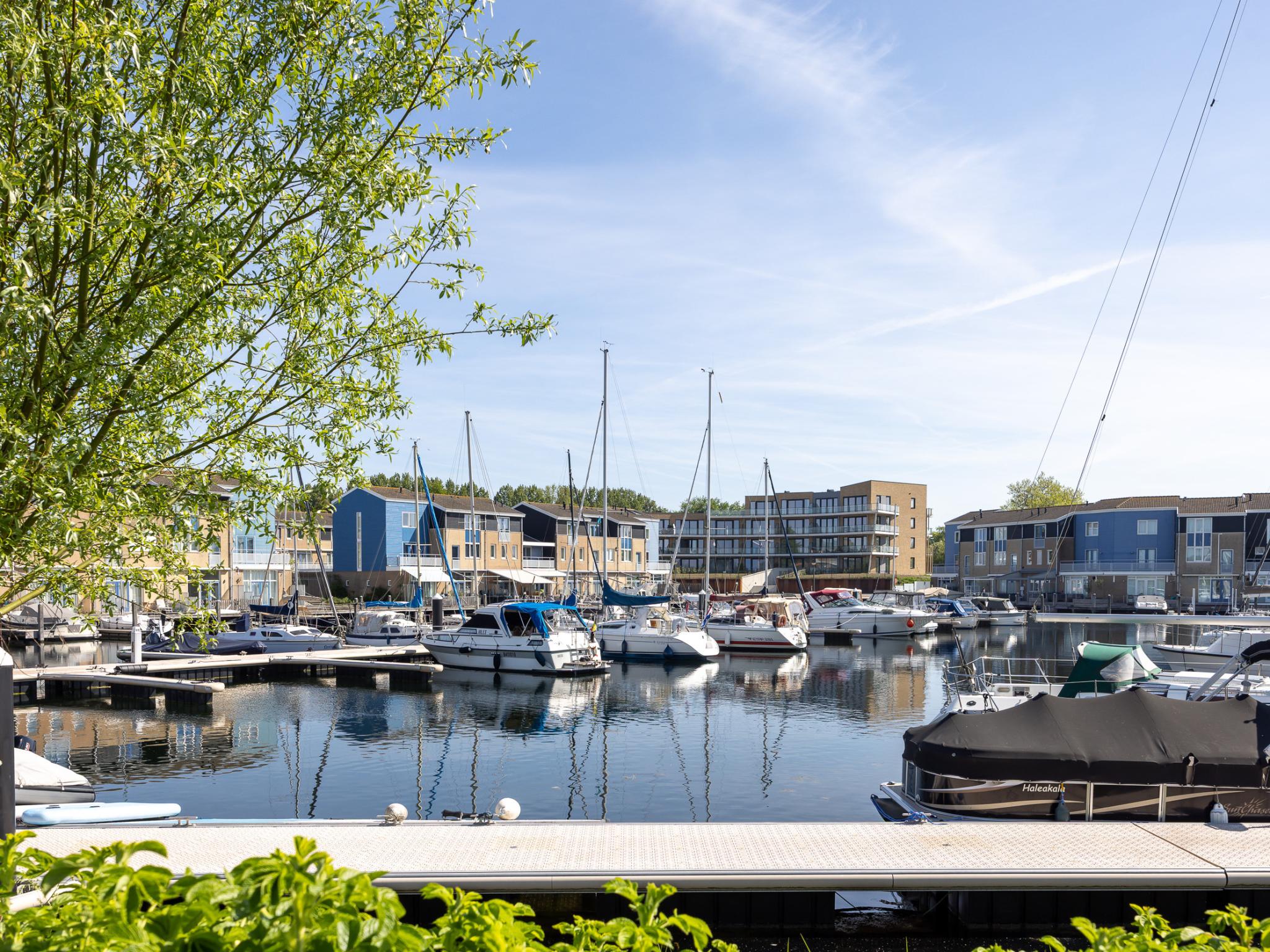 Outdoor terrace and views at Marina House Kortgene in Kortgene