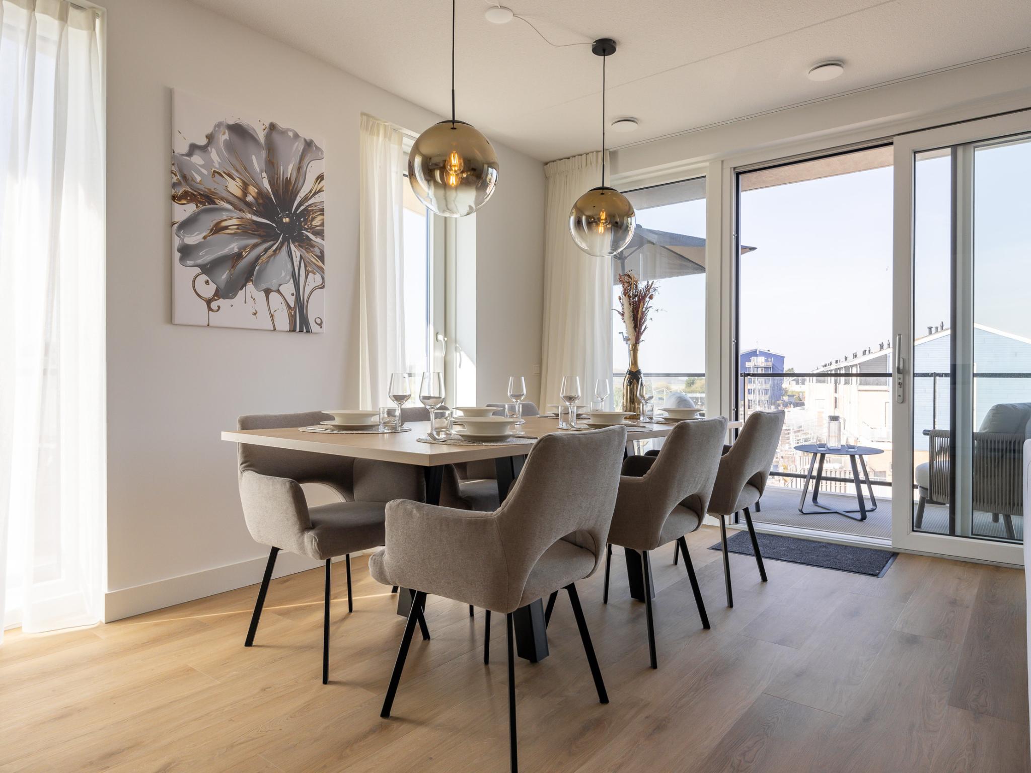 Living area at Marina View Kortgene in Kortgene