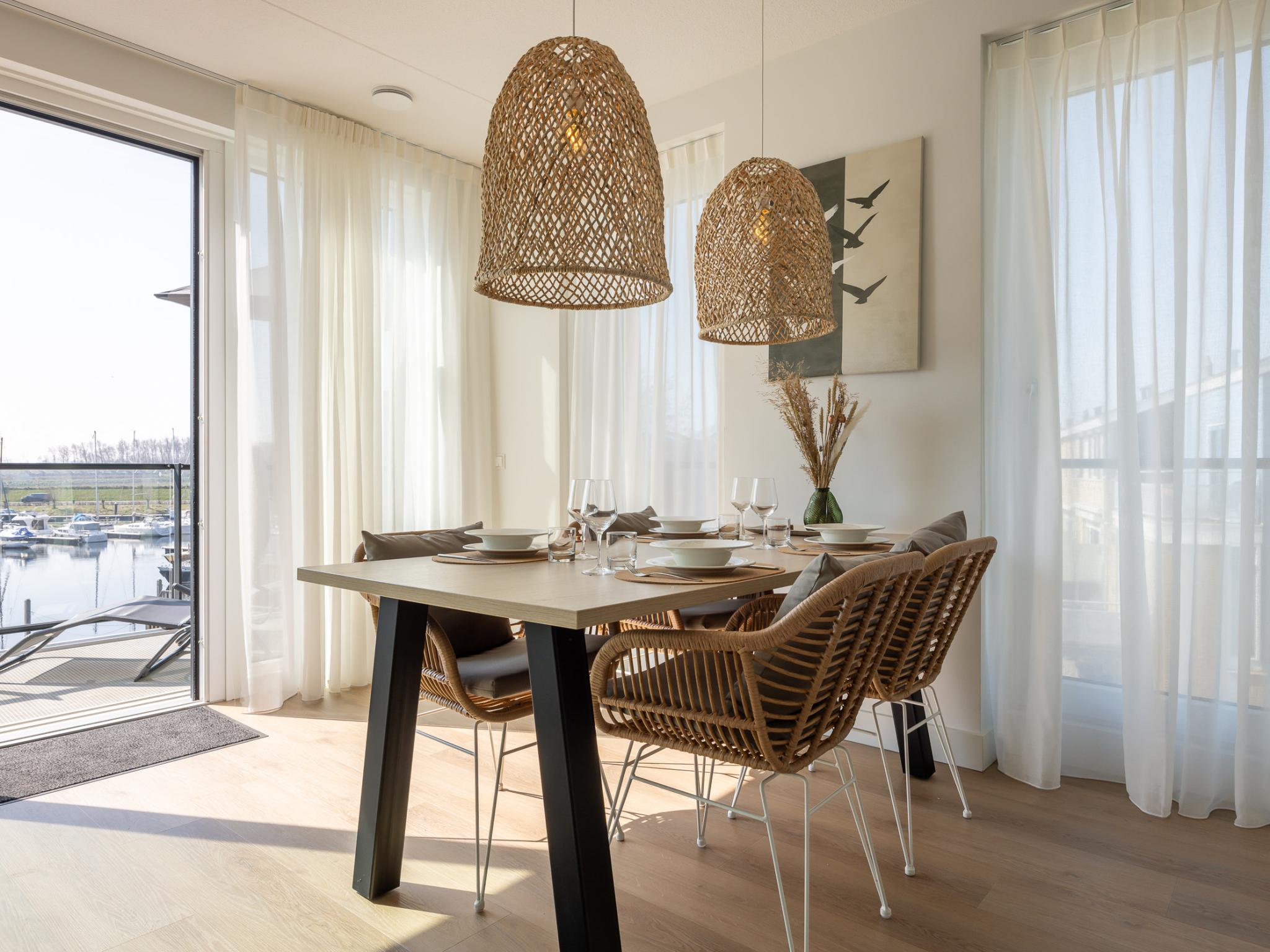 Living area at Panorama Appartement Kortgene in Kortgene