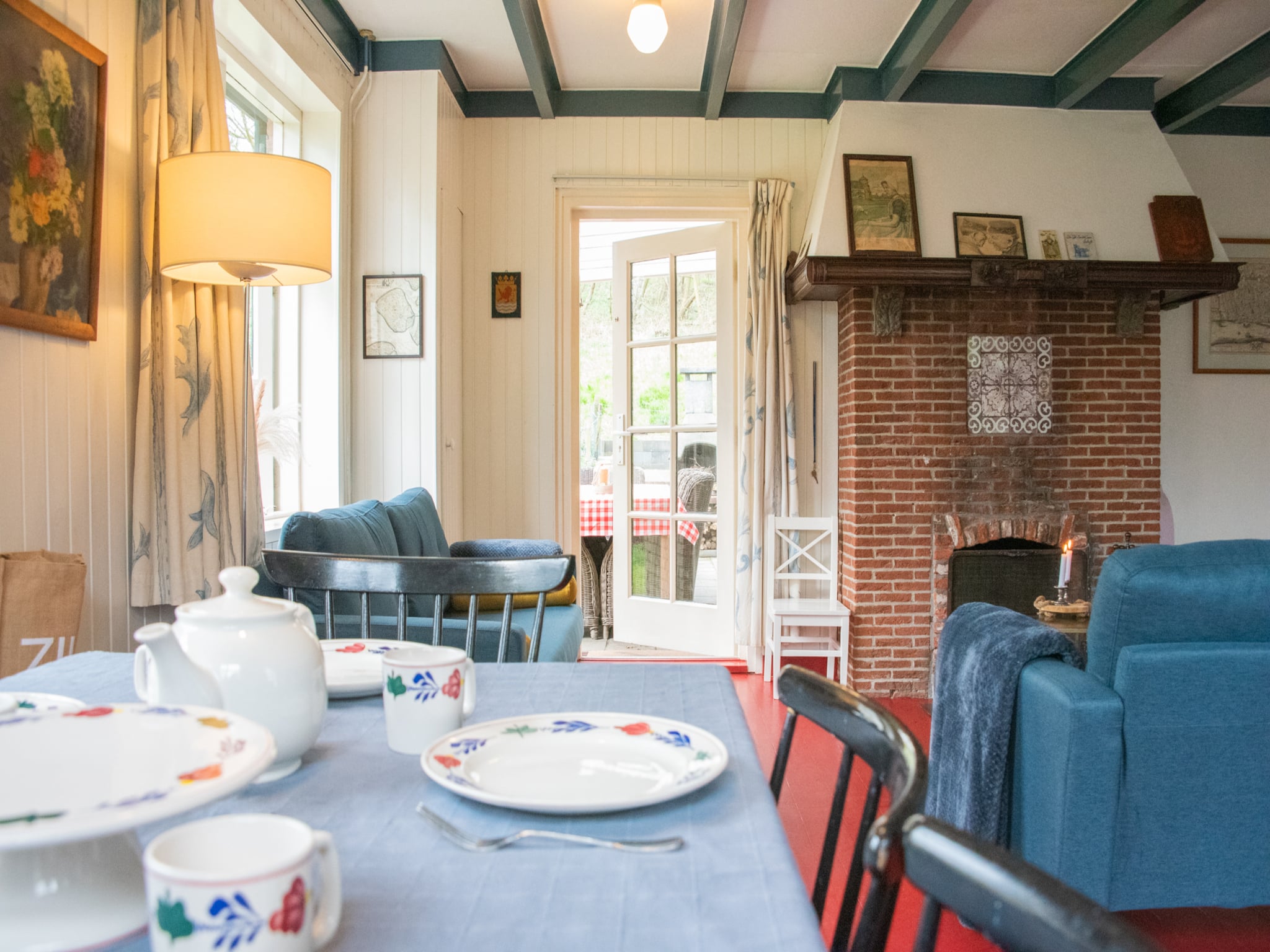 Bedroom with comfortable beds at Zandkamer in Vrouwenpolder