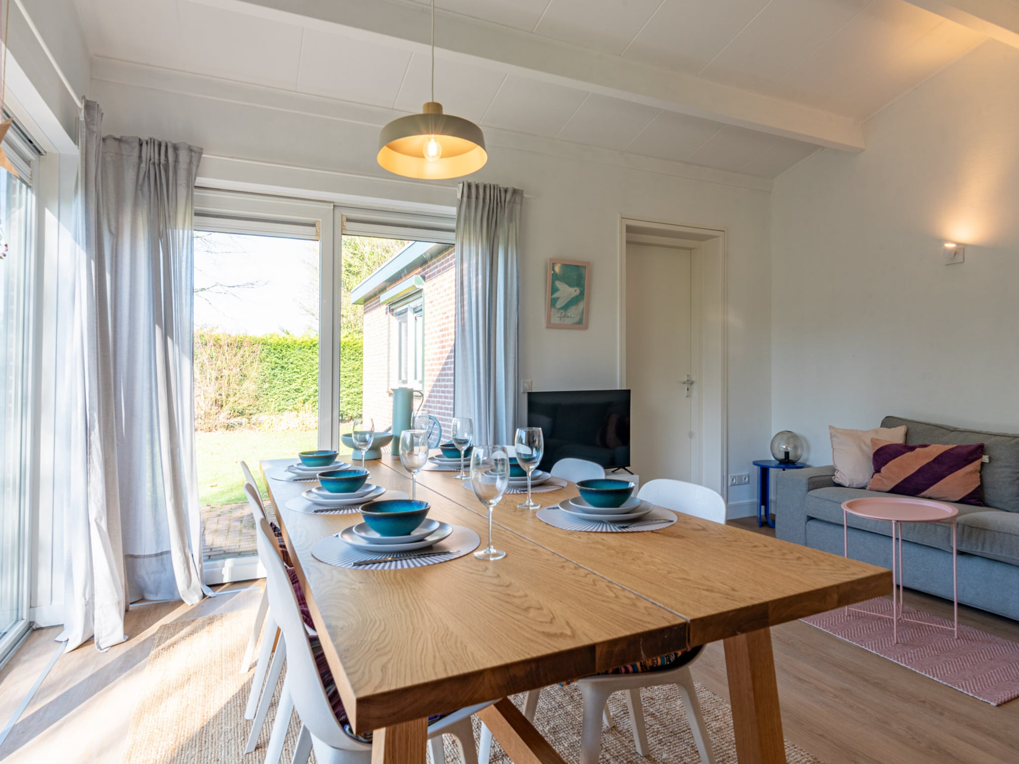 Living area at Zeeuwse Rust in Kamperland