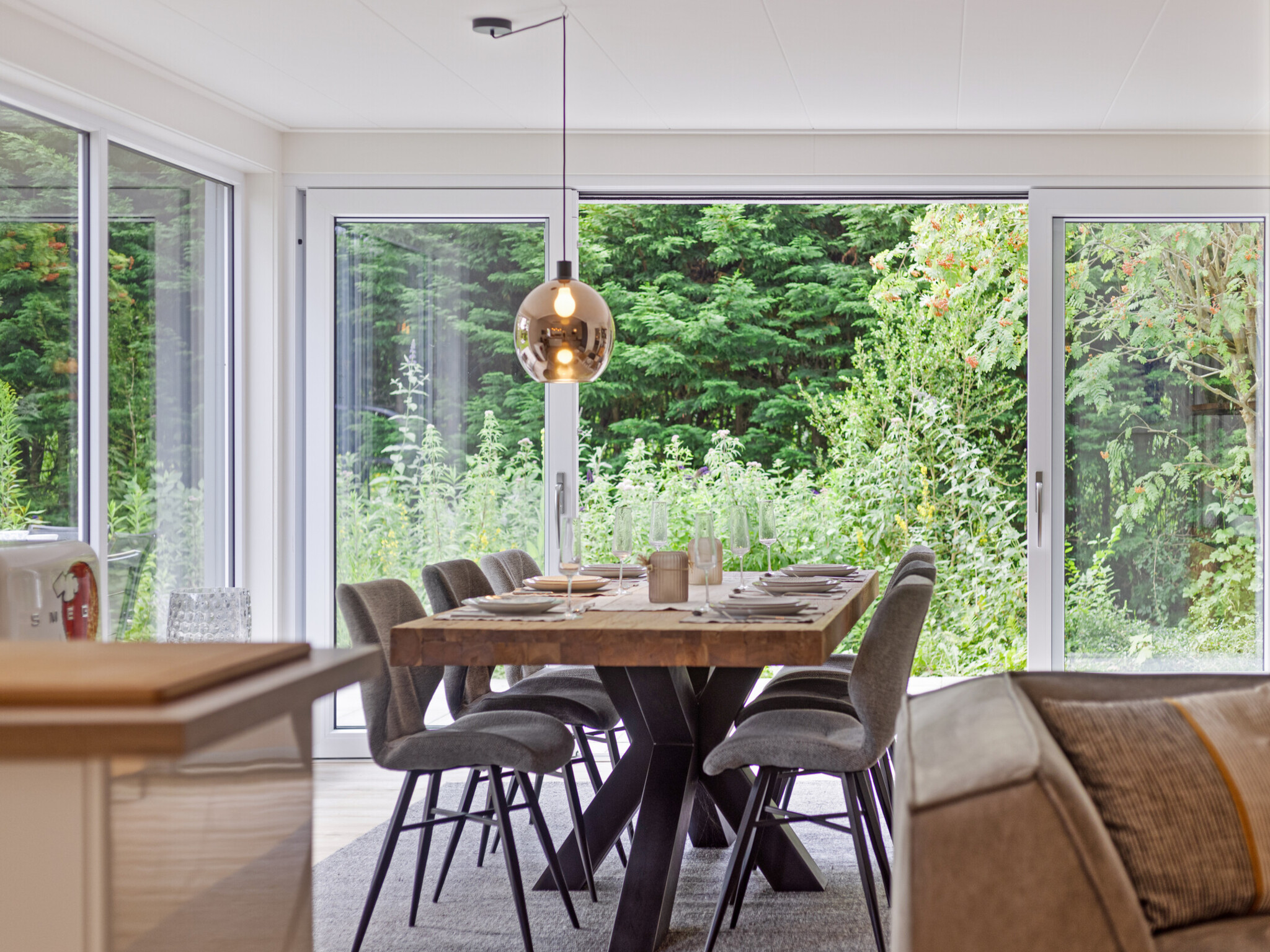 Outdoor terrace and views at Olmenhof in Kamperland