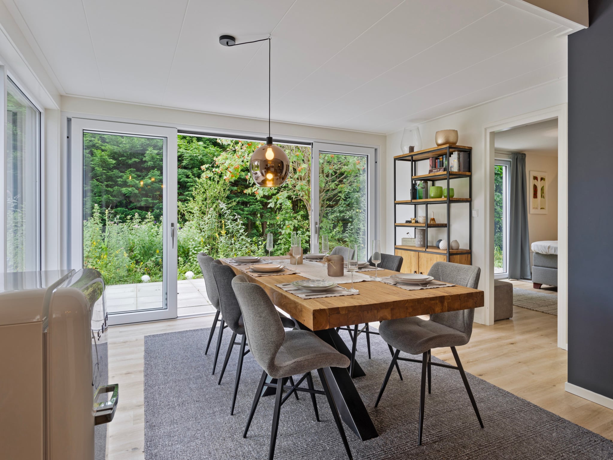 Living area at Olmenhof in Kamperland