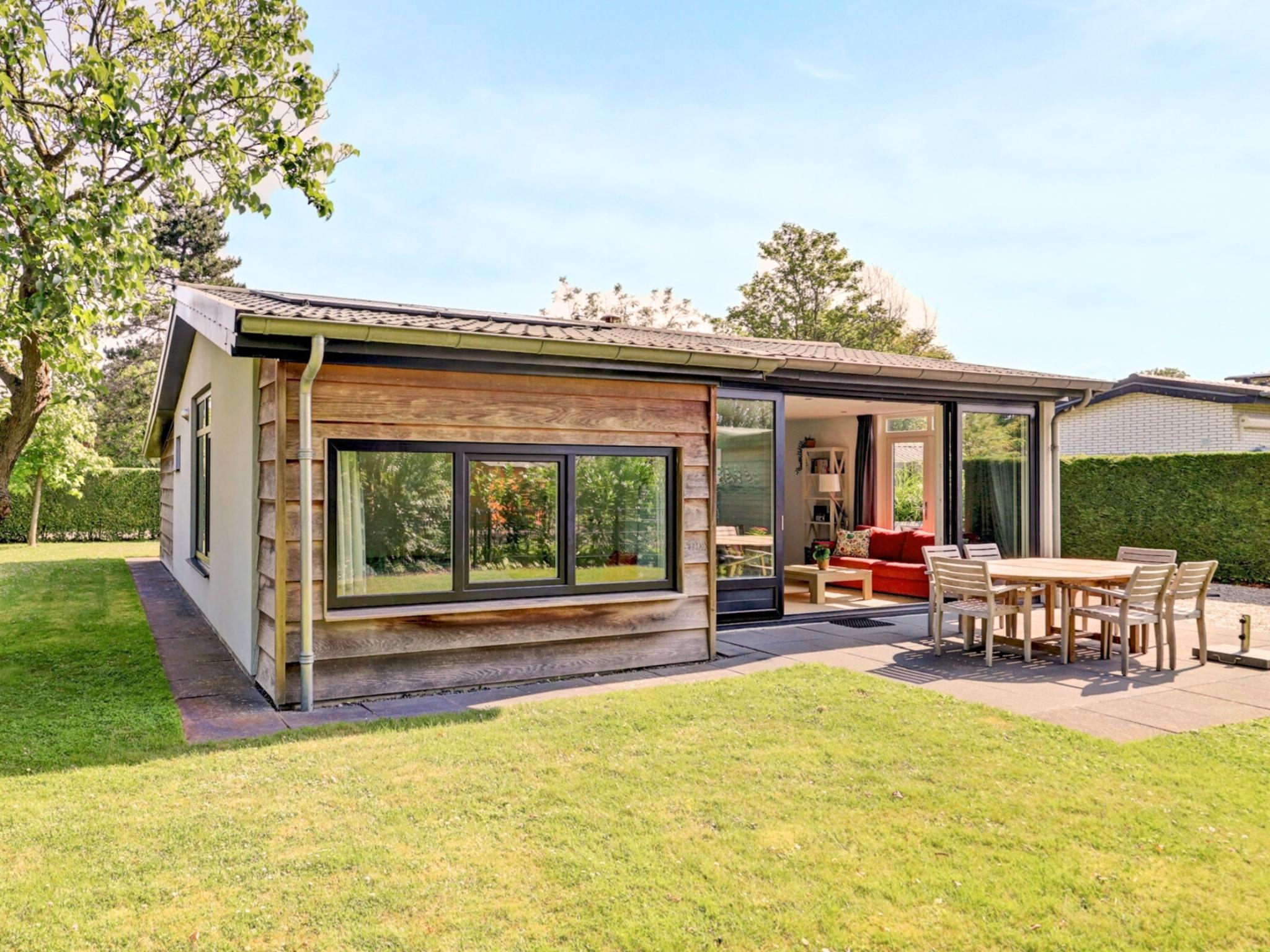 Outdoor terrace and views at Duin Rust sijsjeslaan 3 in Kamperland