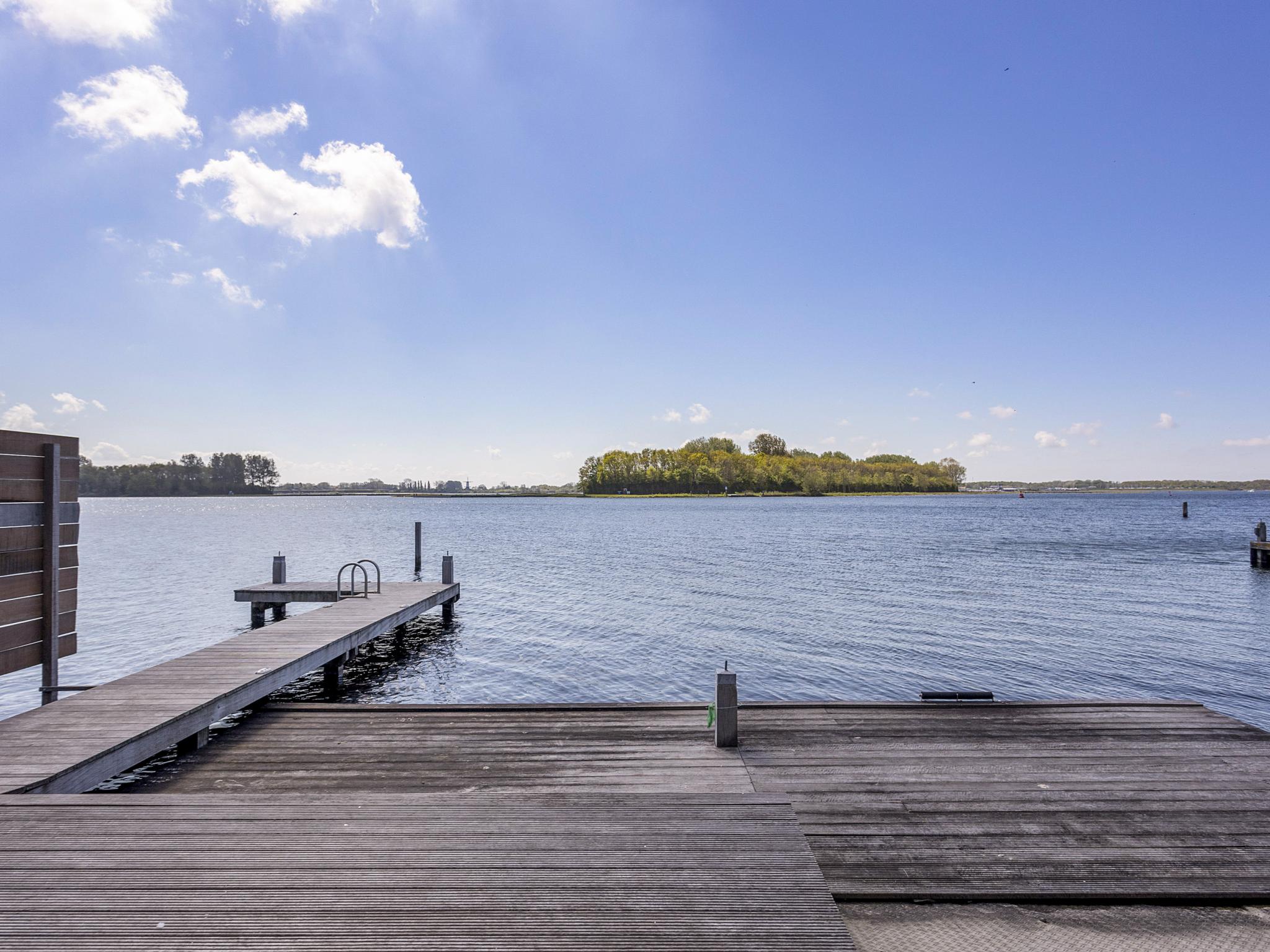 Modern kitchen at Villa Veerse Horizon in Kamperland