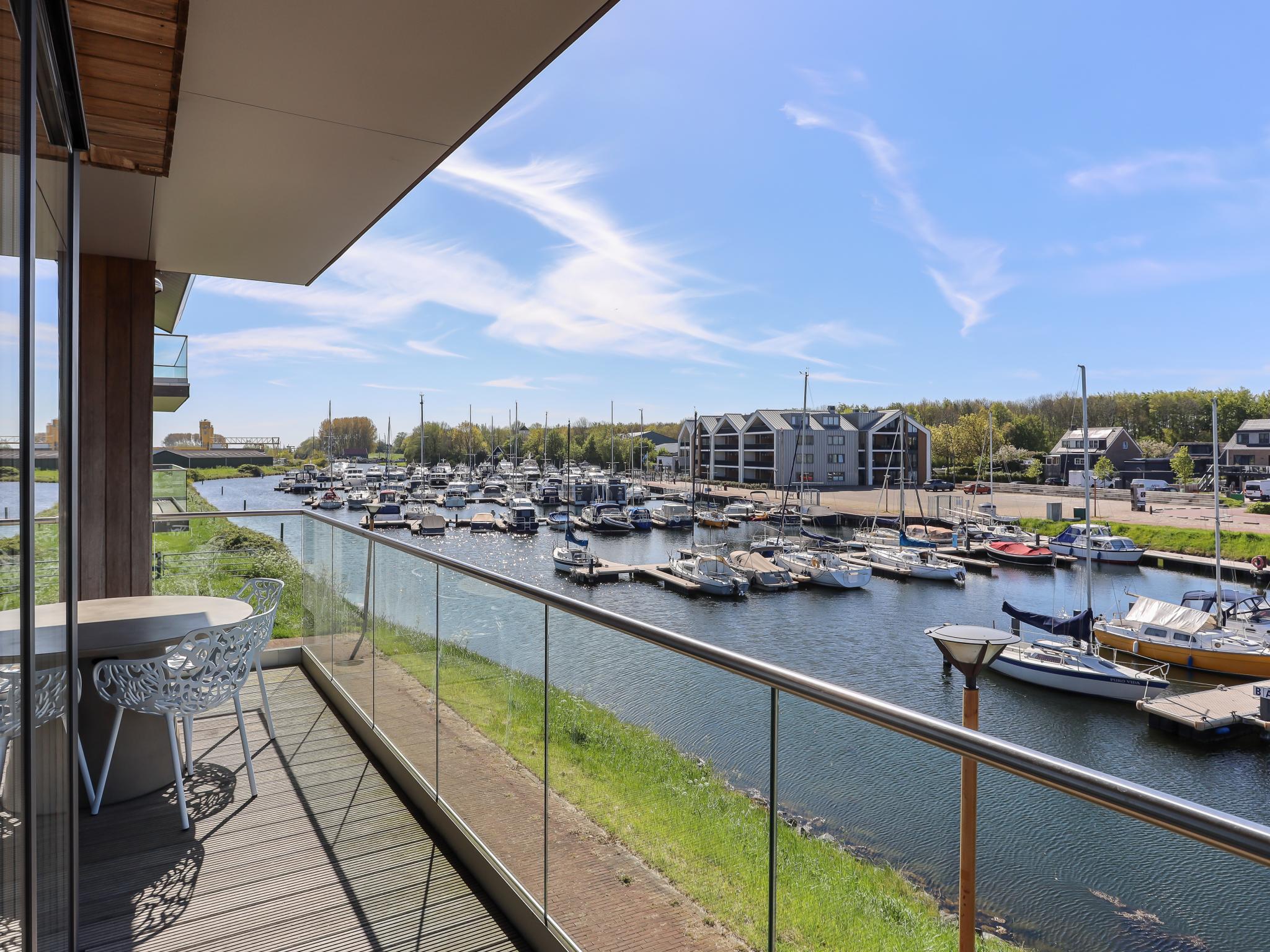 Outdoor terrace and views at Marina Vista in Kamperland