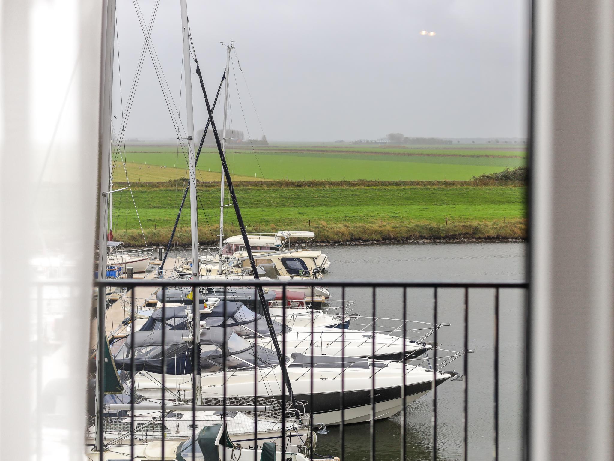 Outdoor terrace and views at Zilte Haven in Kamperland