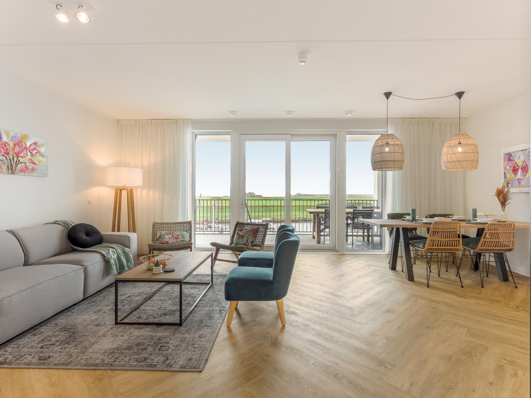 Swimming pool area at Zilte Haven in Kamperland