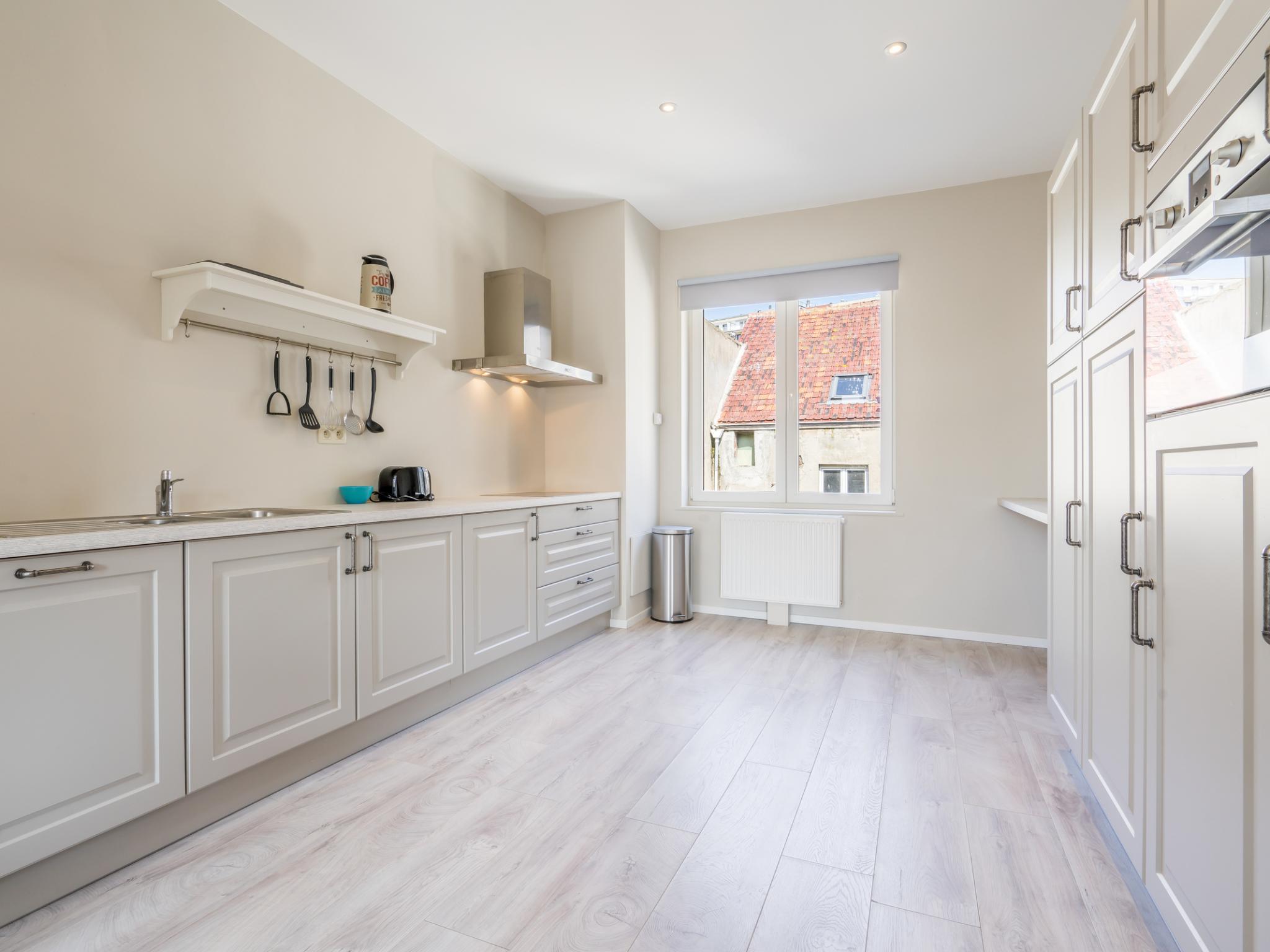 Modern kitchen at Nieuwstraat 14 - 02 in Blankenberge