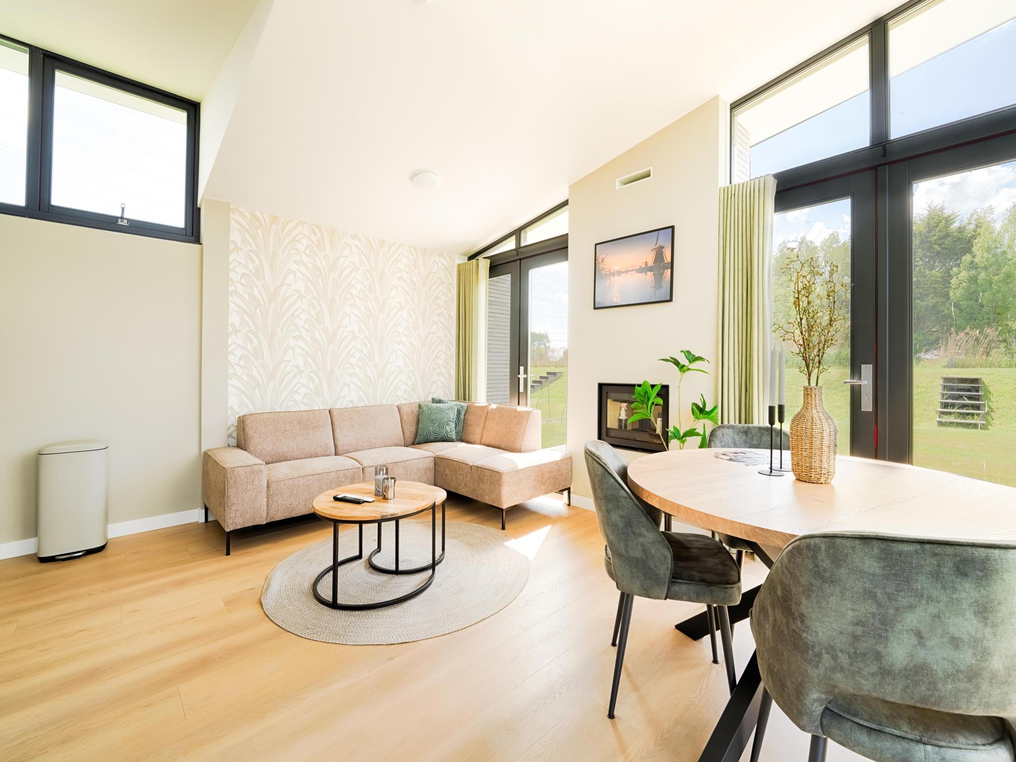 Bedroom with comfortable beds at Polder in Oud Ade